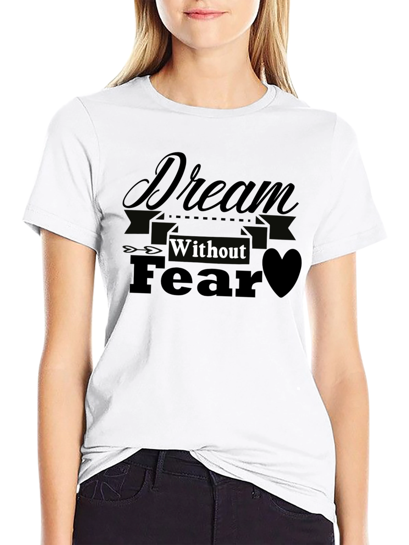 Dream Without Fear Black T-Shirt