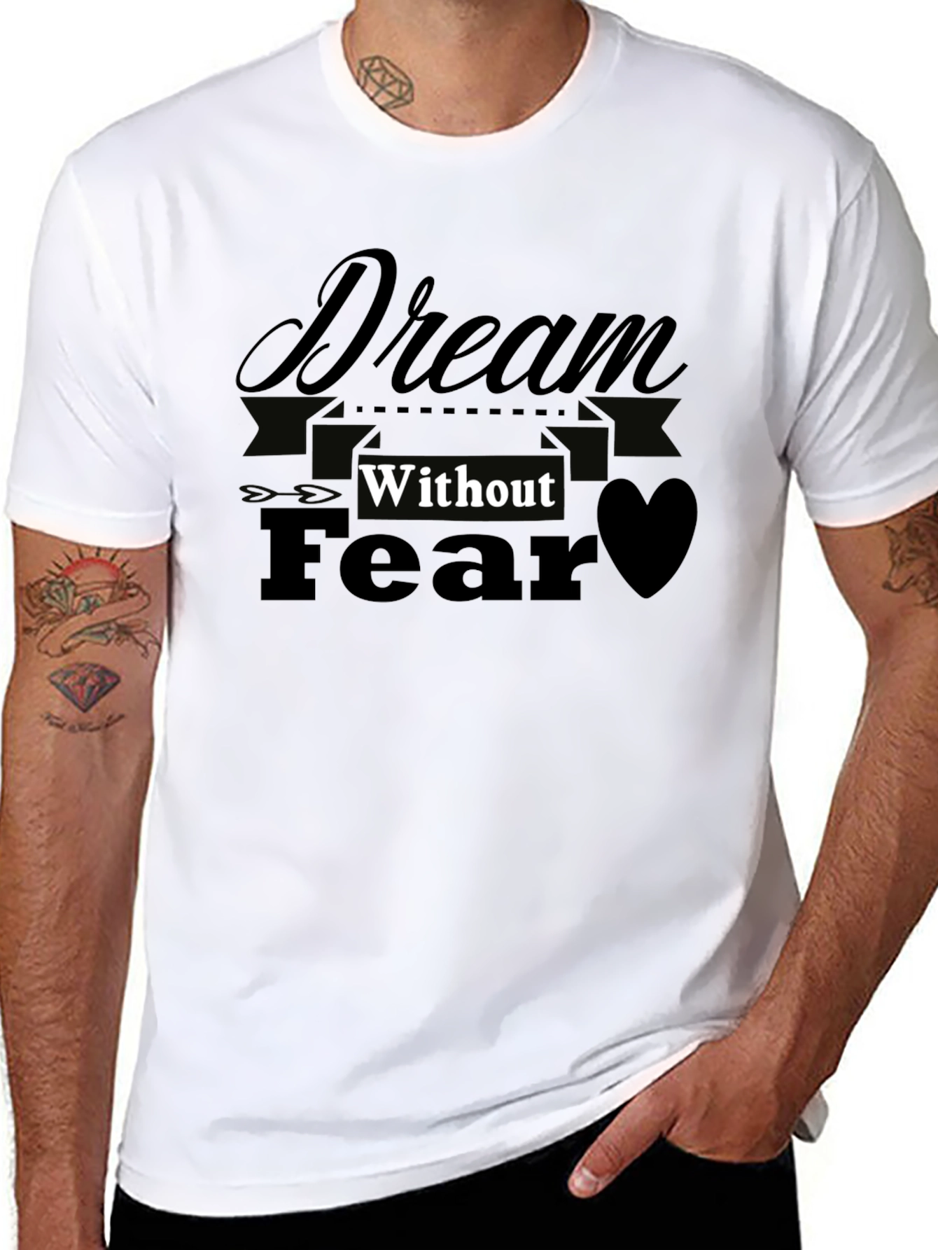 Dream Without Fear Black T-Shirt