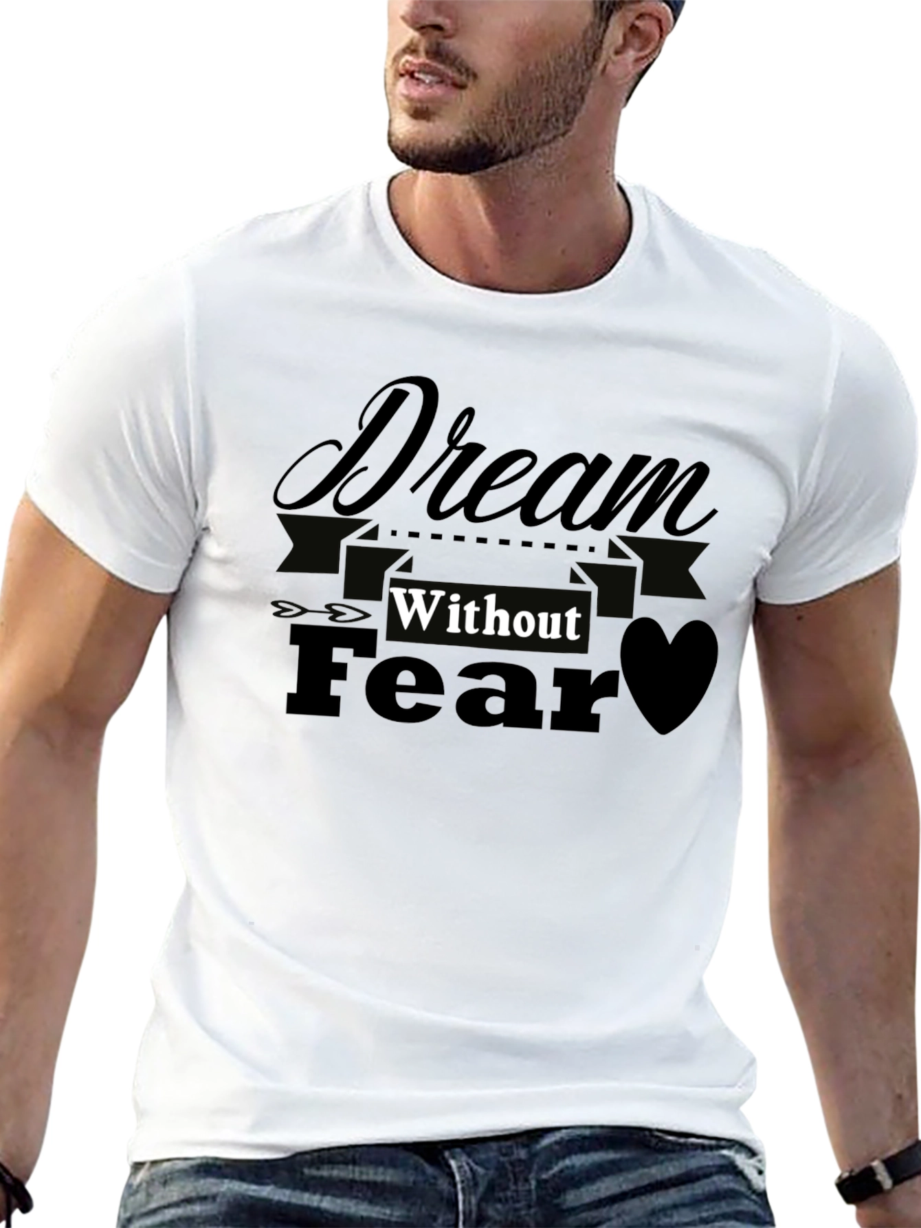 Dream Without Fear Black T-Shirt