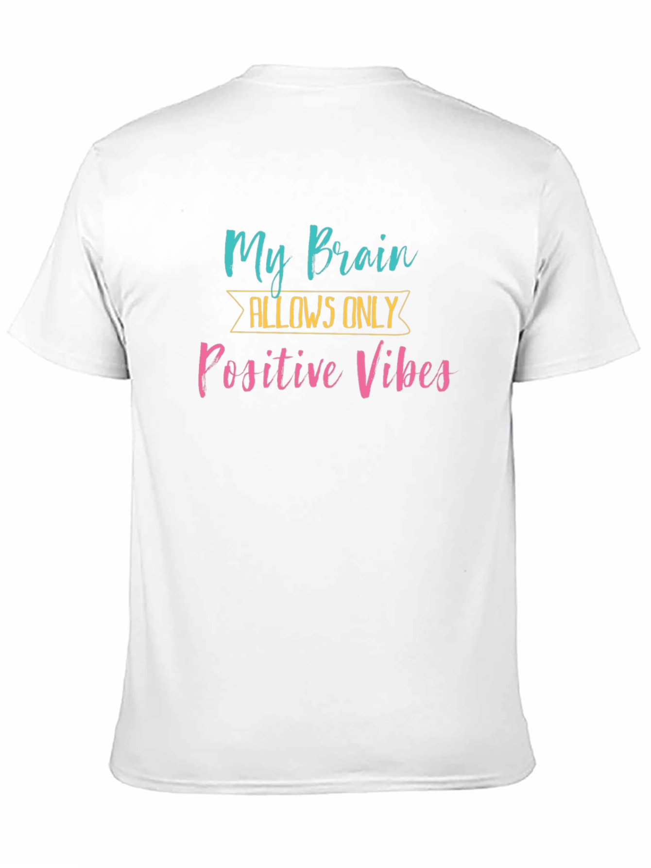 Positive Vibes Graphic Tee -  Black T-Shirt