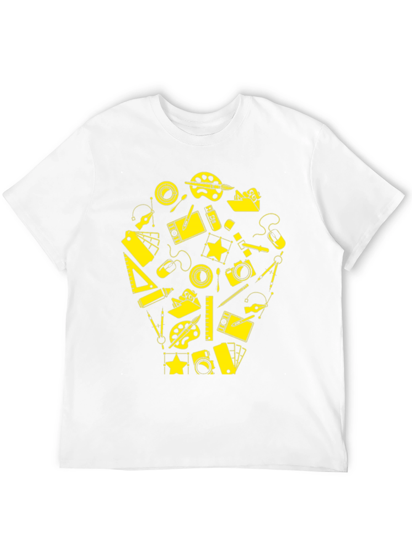 Creative Design Black T-Shirt