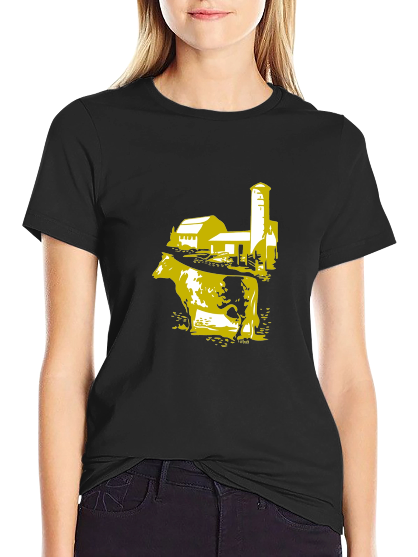 Farm Cow Graphic Tee