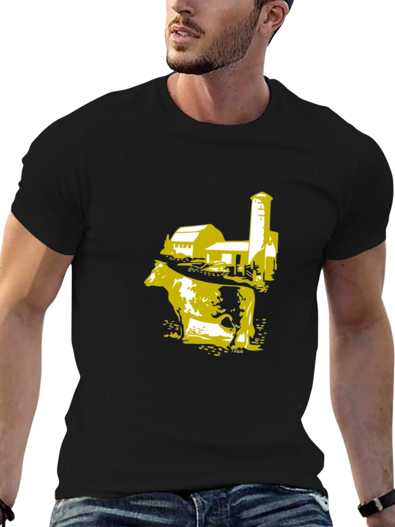 Farm Cow Graphic Tee