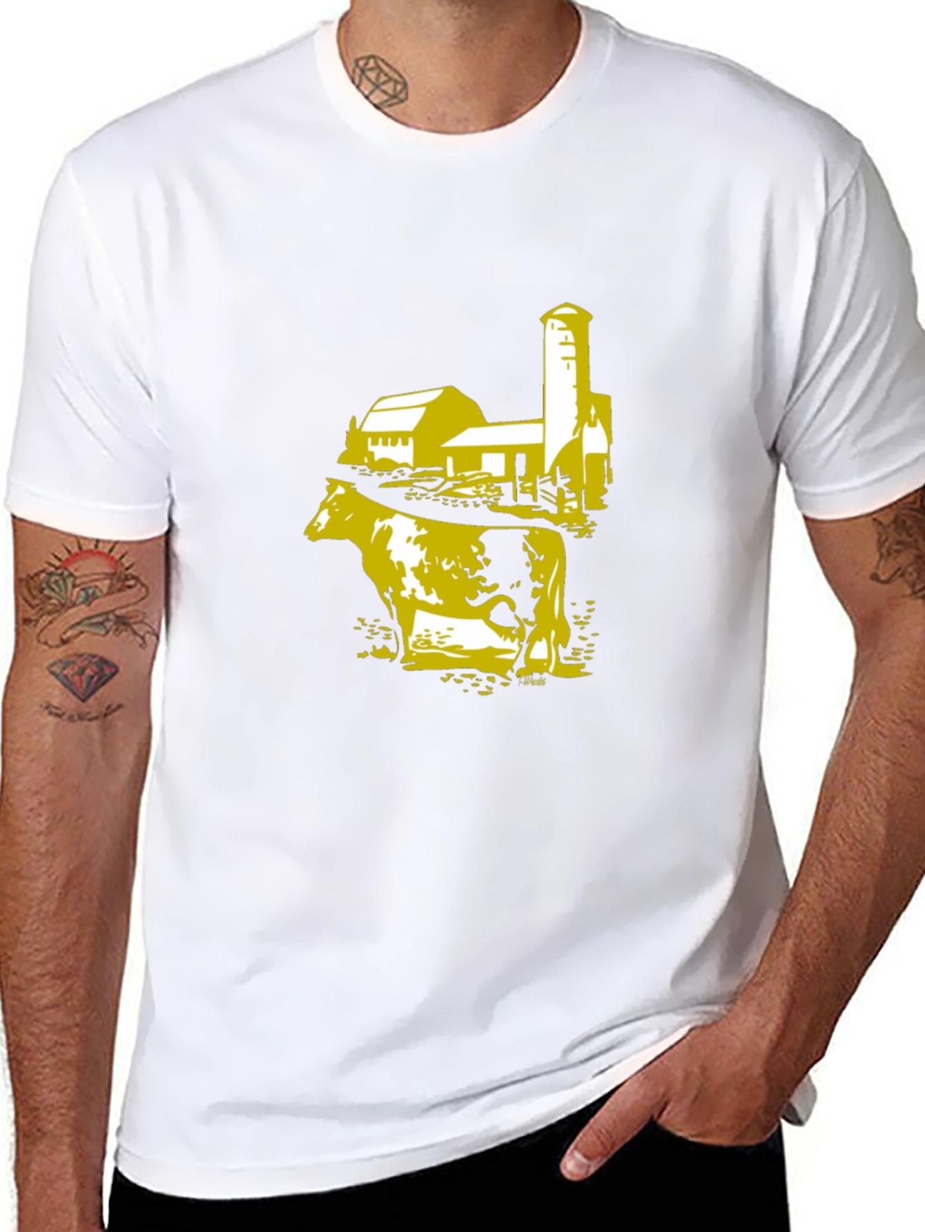 Farm Cow Graphic Tee