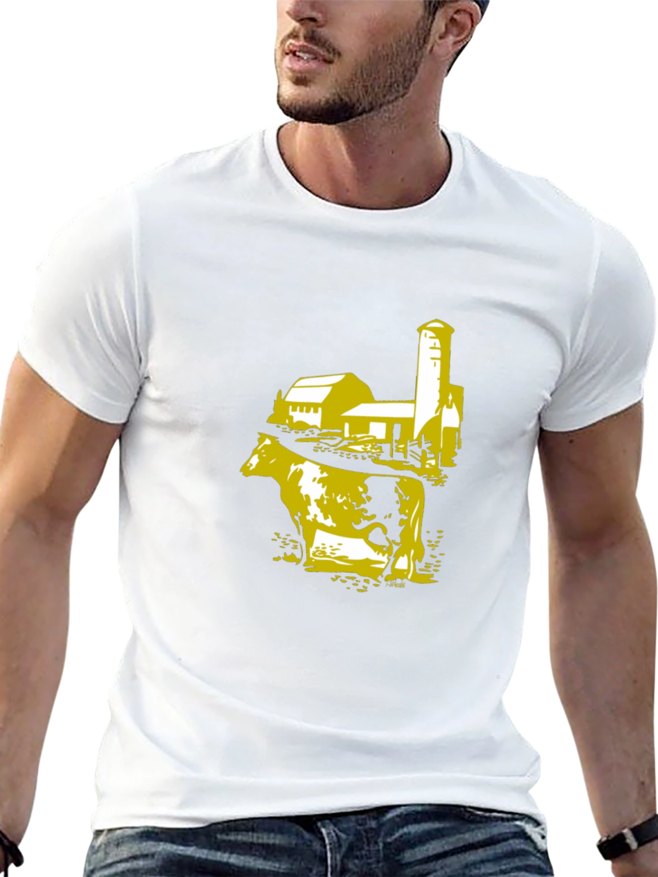 Farm Cow Graphic Tee