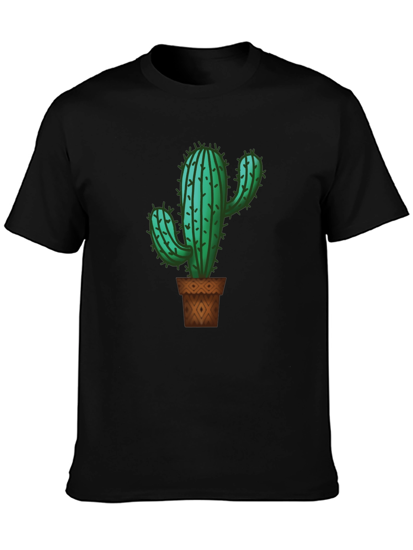 Cactus Graphic Tee - Stylish Desert Plant T-Shirt