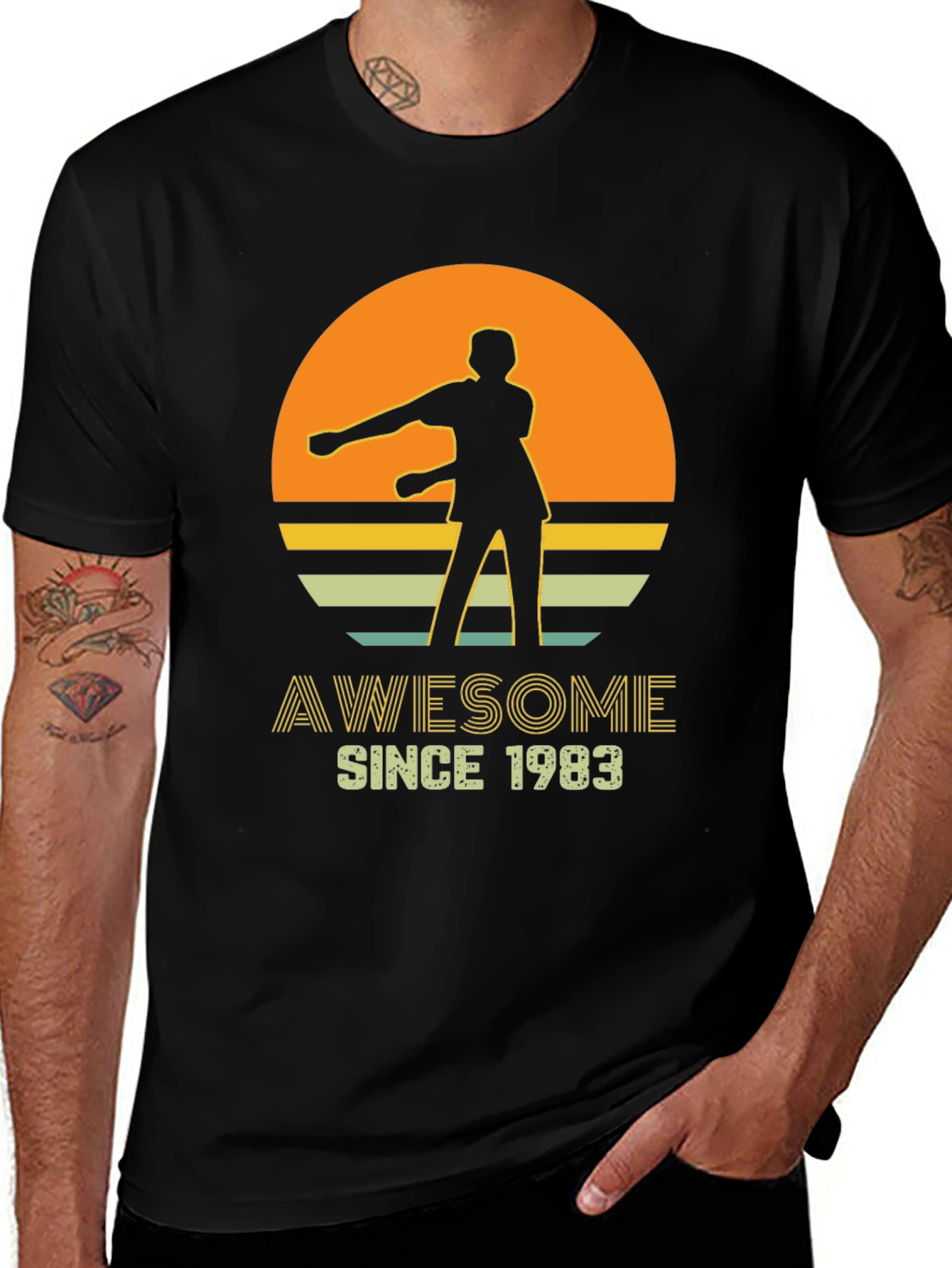 Awesome Since 1983 Retro Style T-Shirt