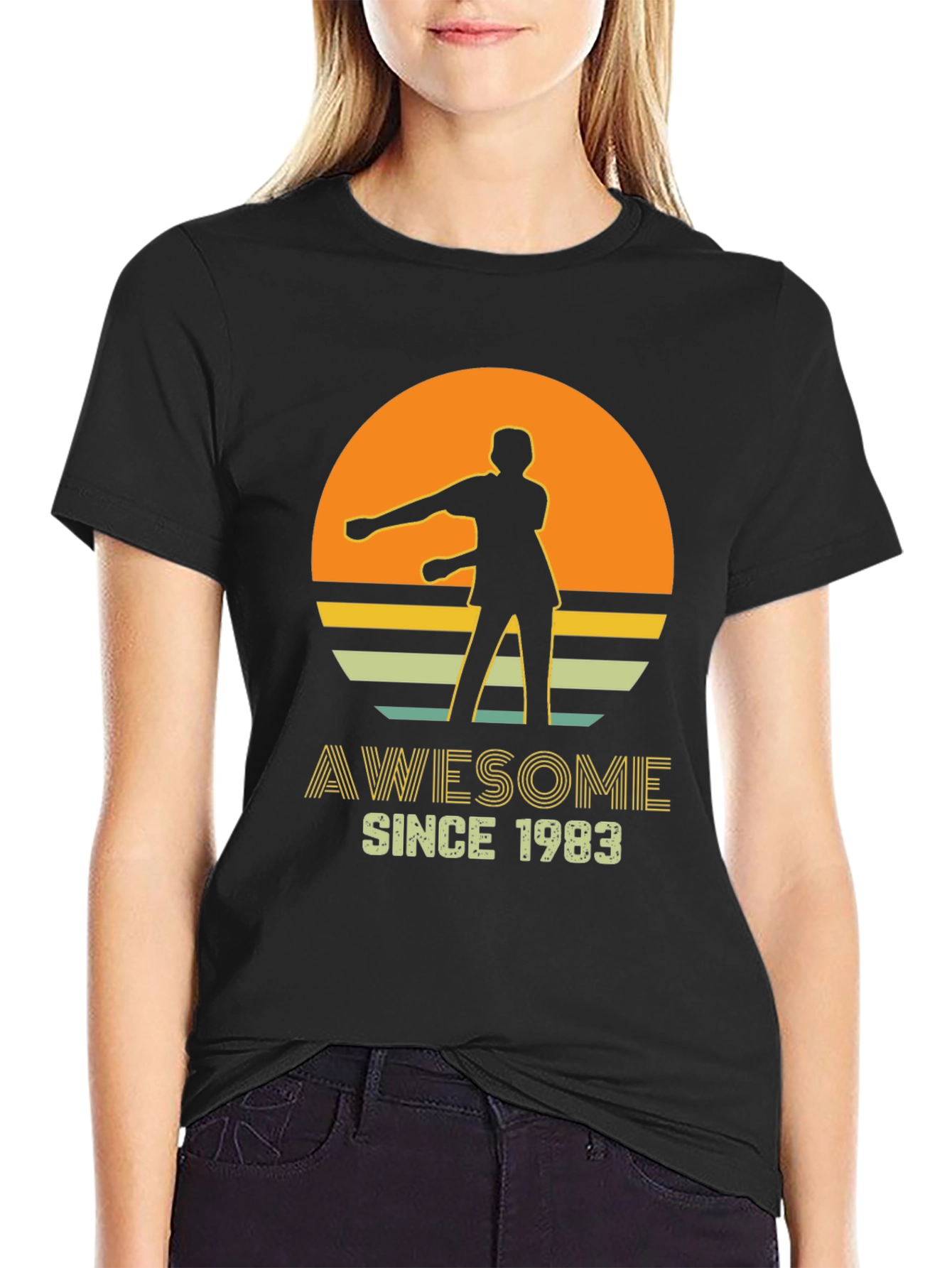 Awesome Since 1983 Retro Style T-Shirt