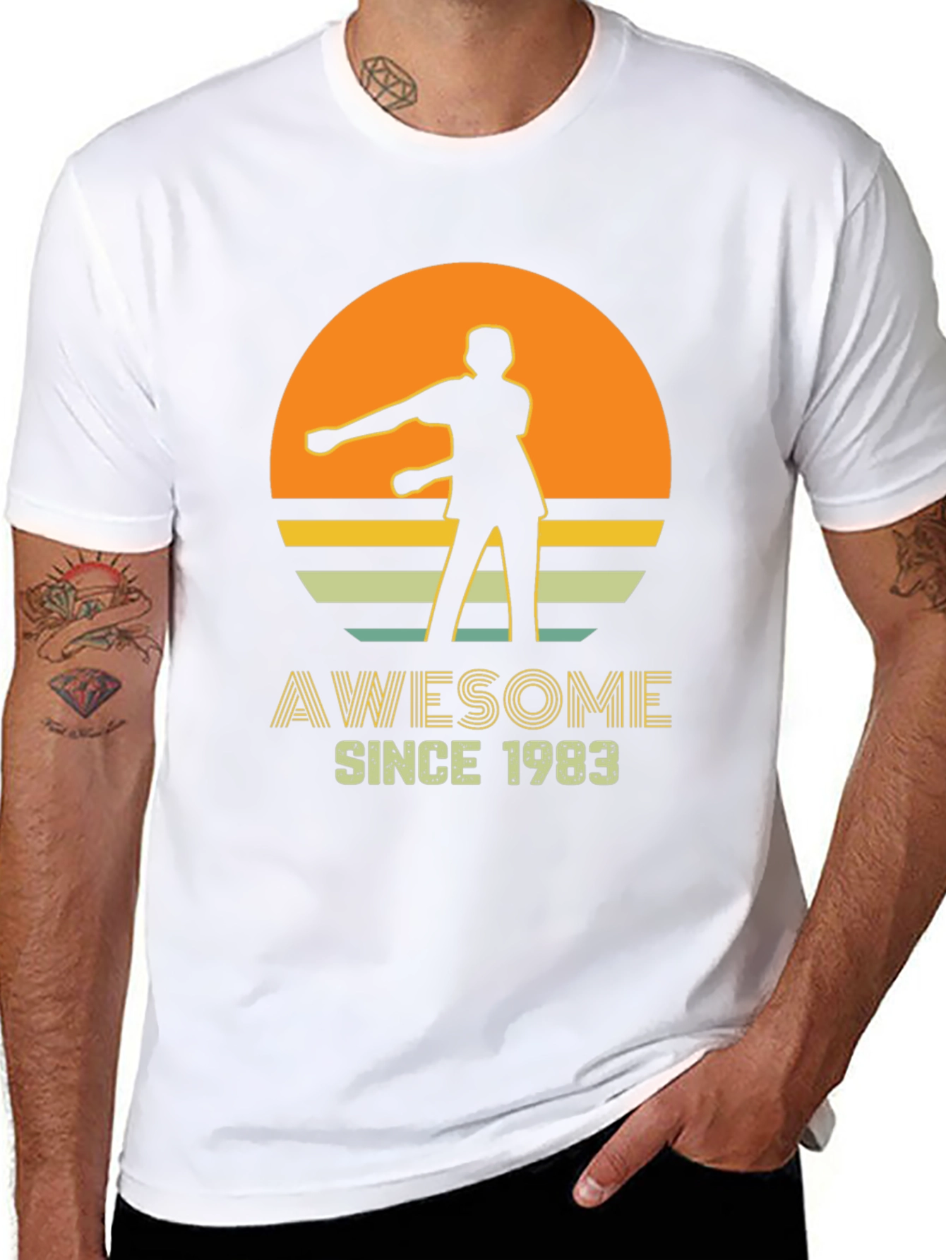 Awesome Since 1983 Retro Style T-Shirt