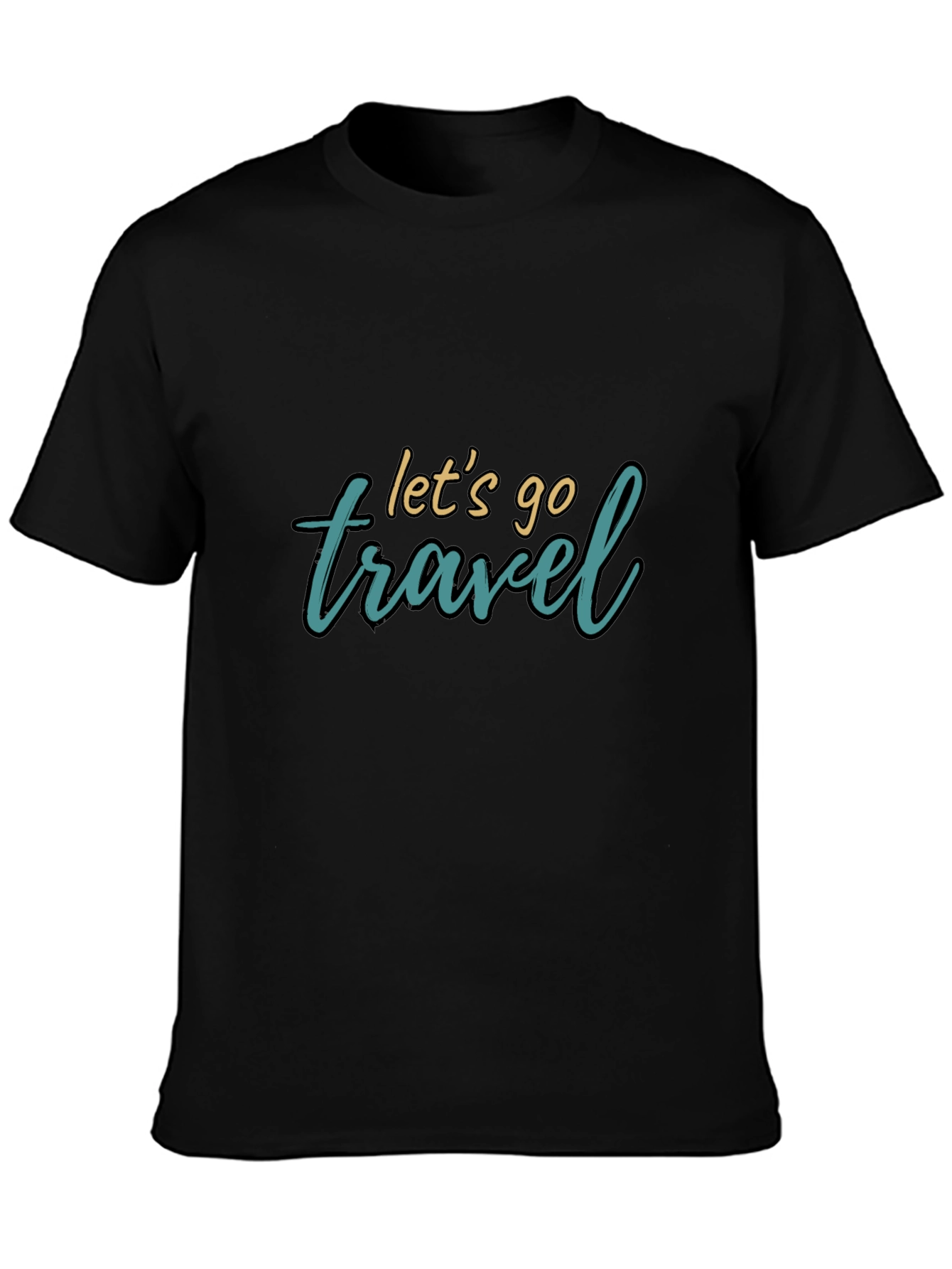 Lets Go Travel Graphic Tee - Stylish Adventure Shirt