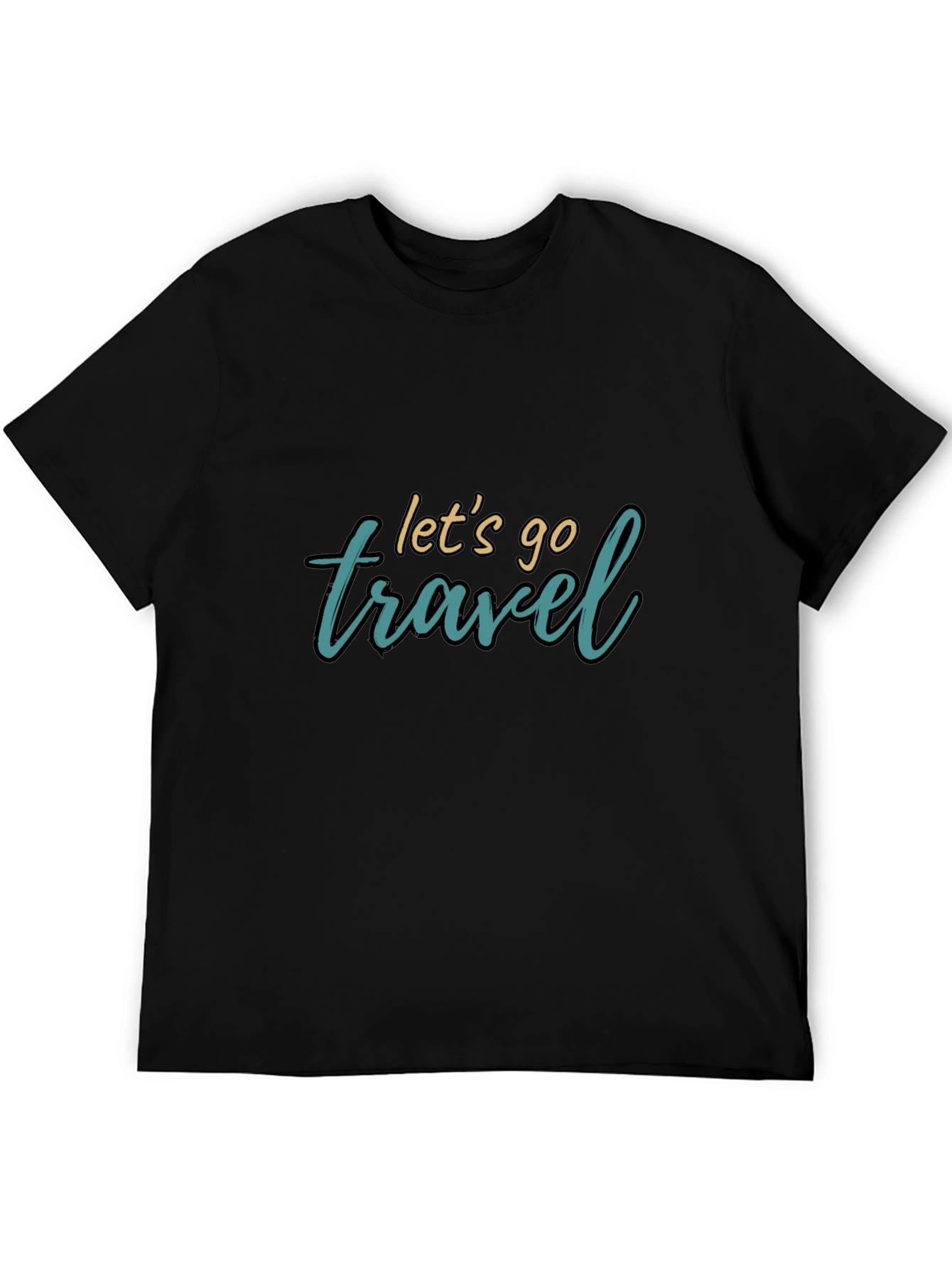Lets Go Travel Graphic Tee - Stylish Adventure Shirt