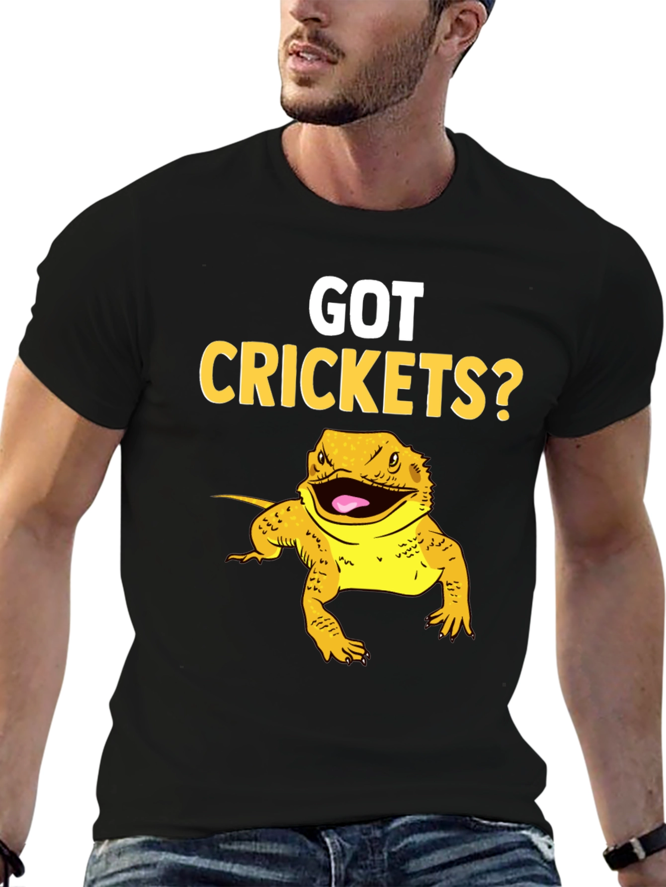 Got Crickets? Bearded Dragon Pet T-Shirt