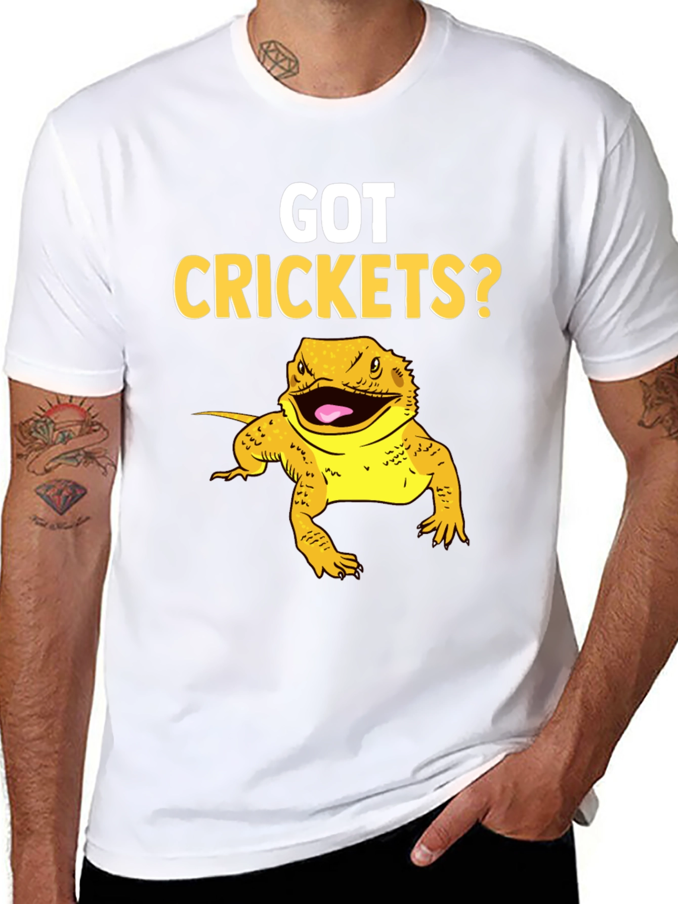 Got Crickets? Bearded Dragon Pet T-Shirt