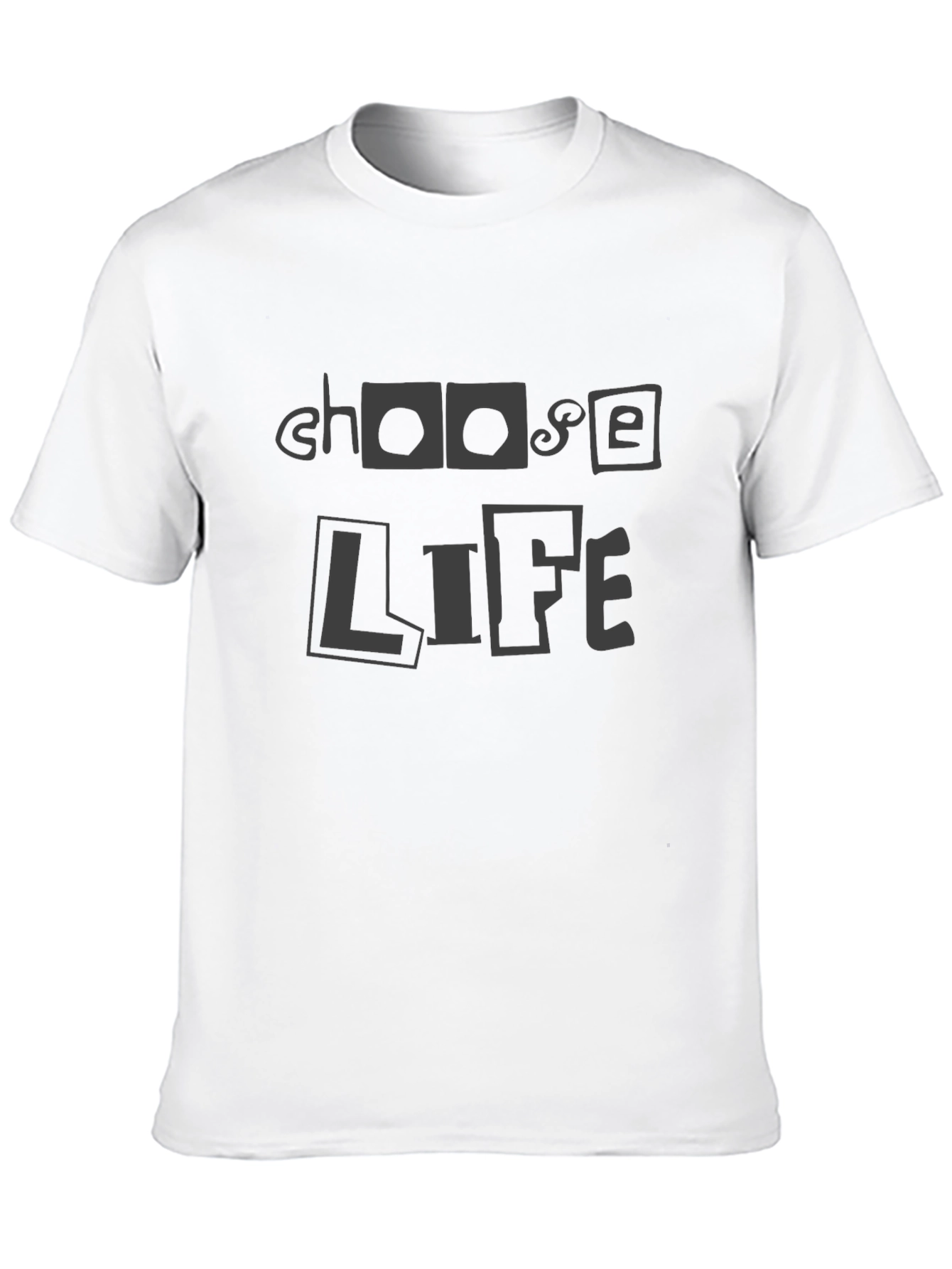Choose Life Black Graphic Tee