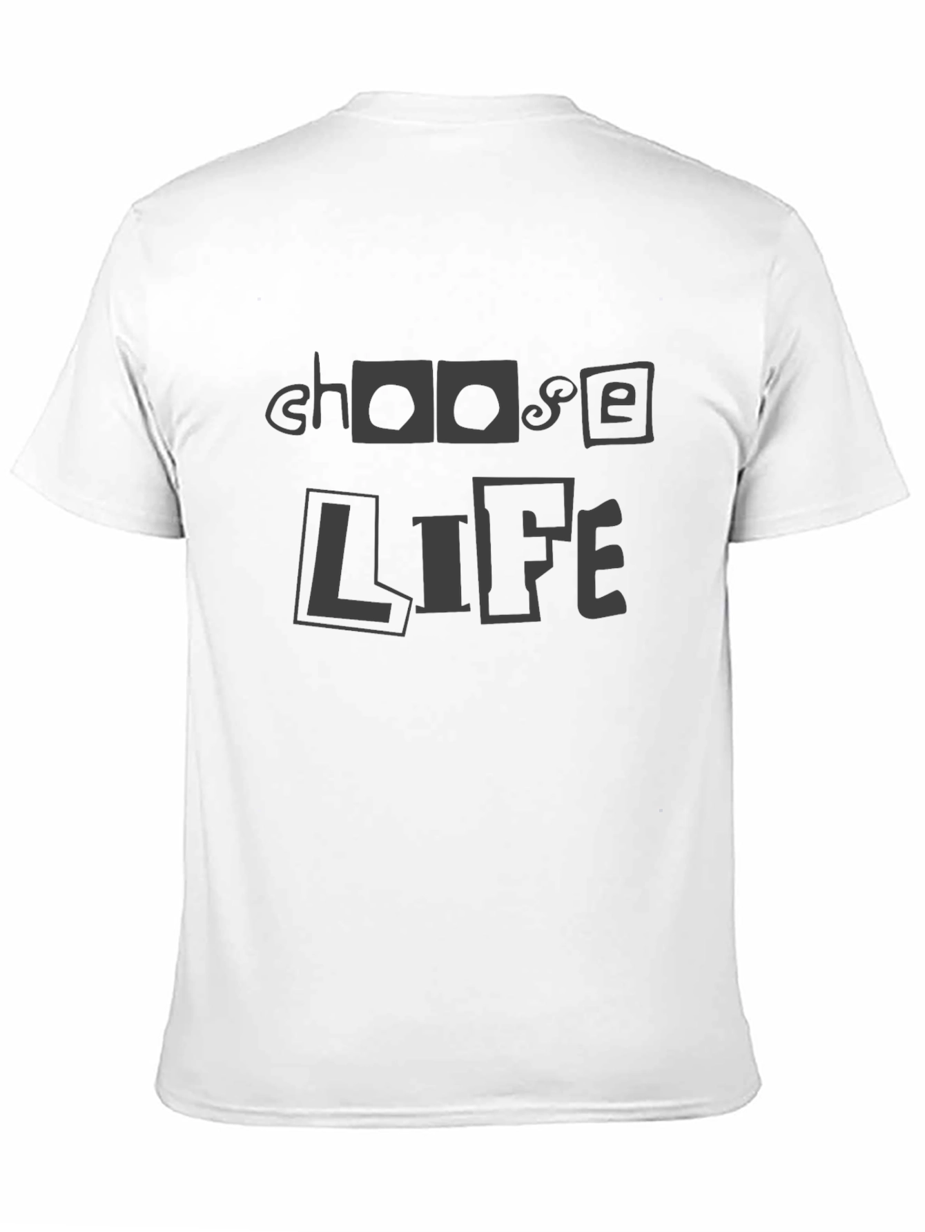 Choose Life Black Graphic Tee