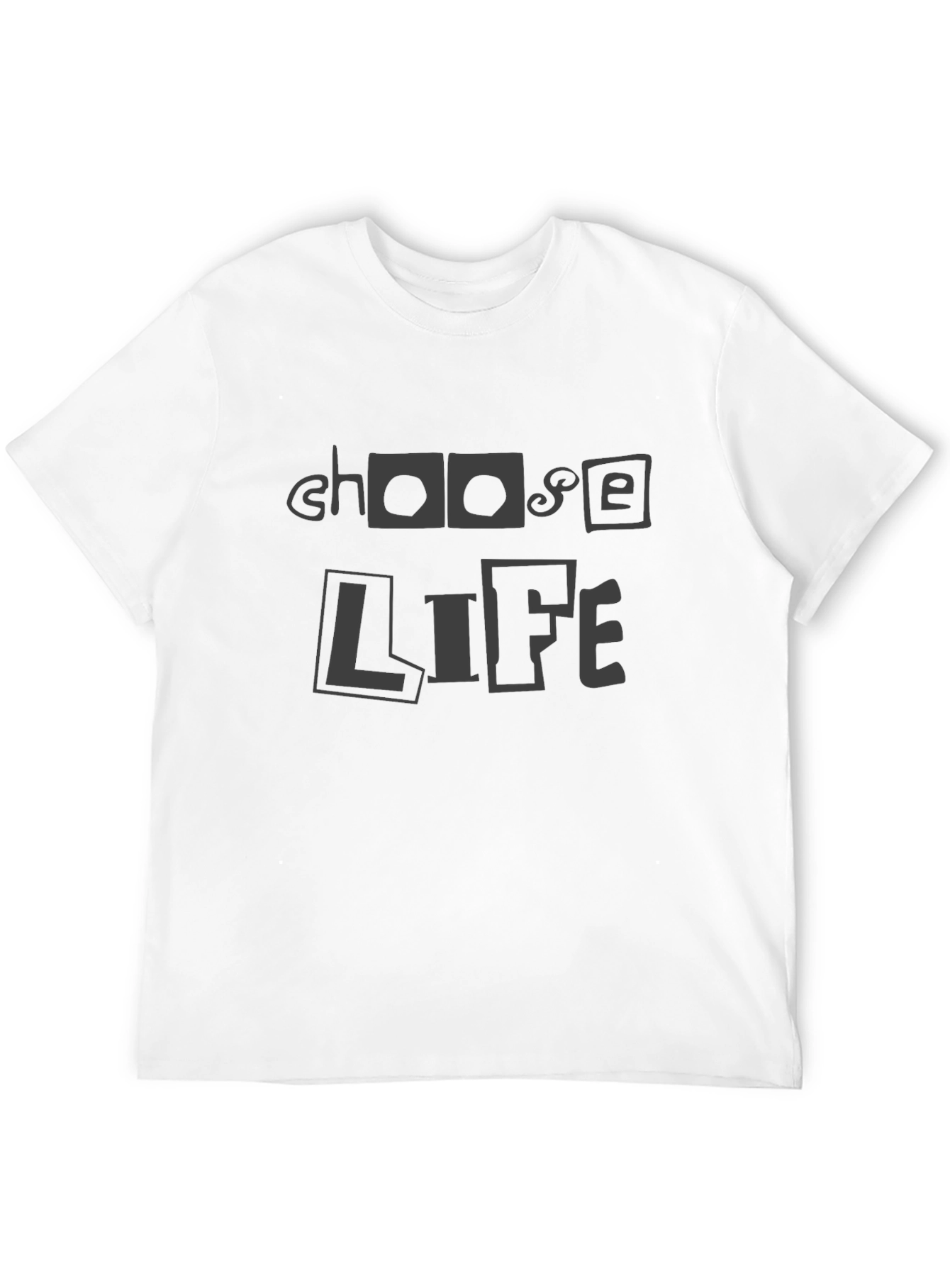 Choose Life Black Graphic Tee