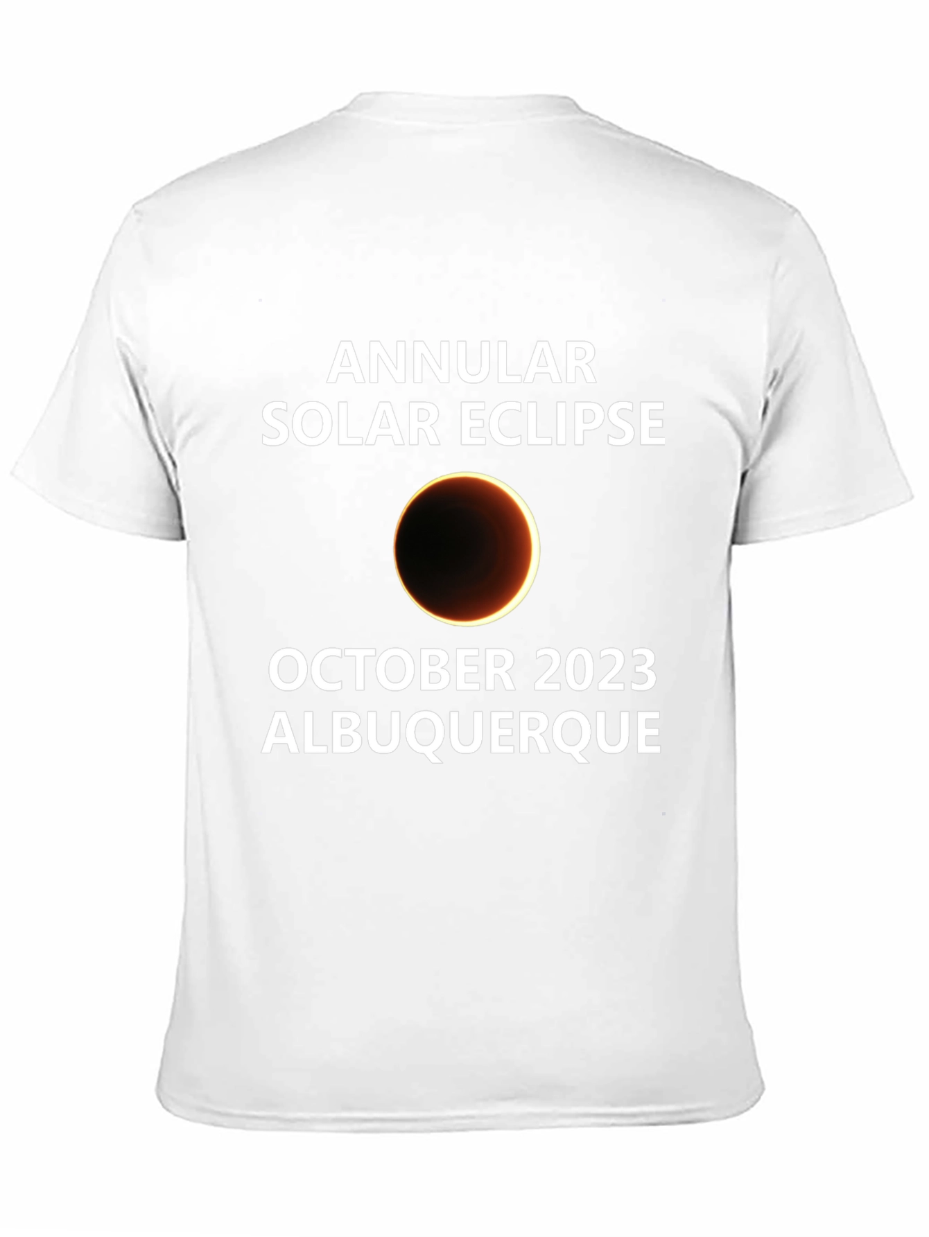 Annular Solar Eclipse October 2023 Albuquerque T-Shirt