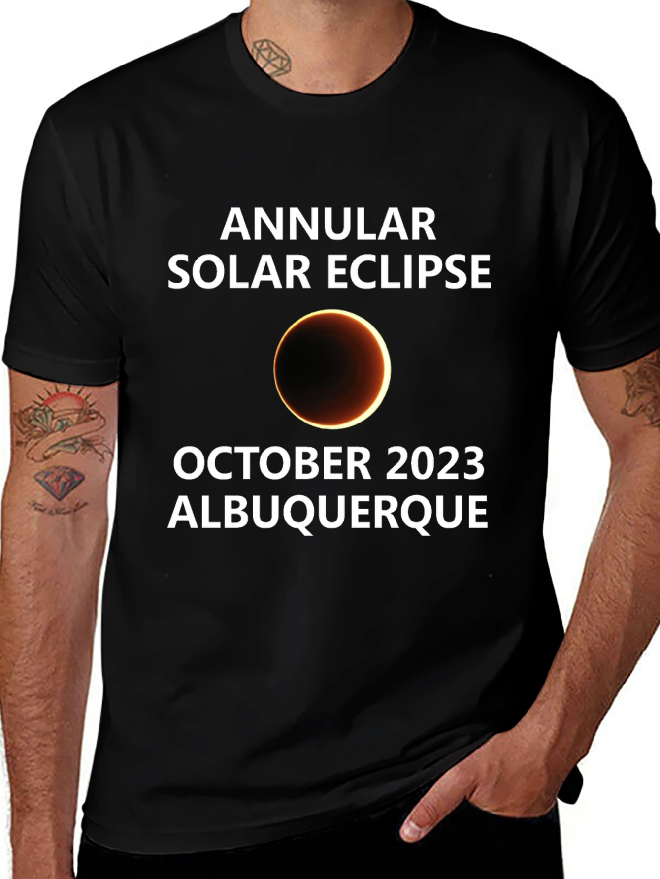 Annular Solar Eclipse October 2023 Albuquerque T-Shirt