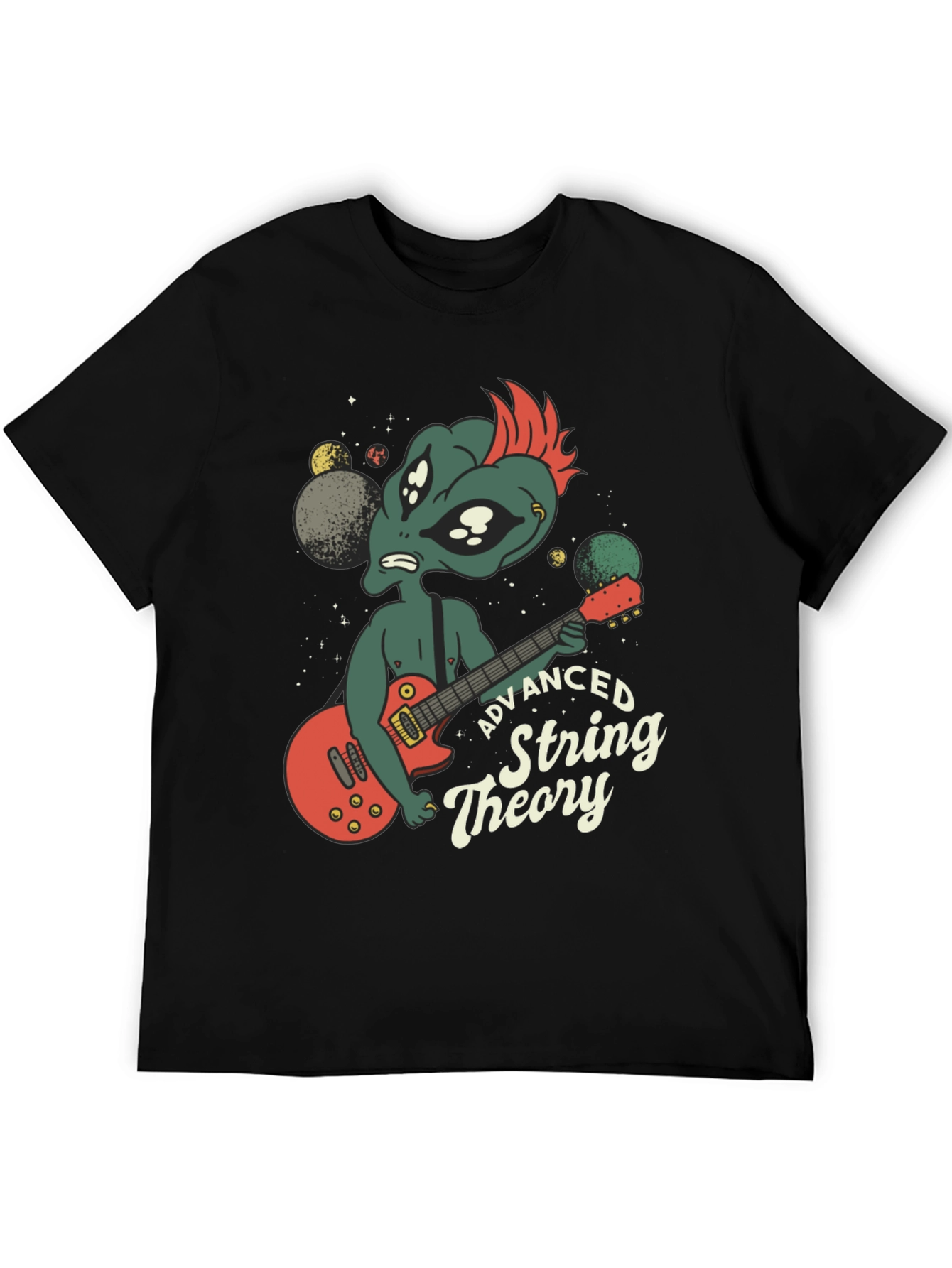 Alien Guitarist Advanced String Theory T-Shirt