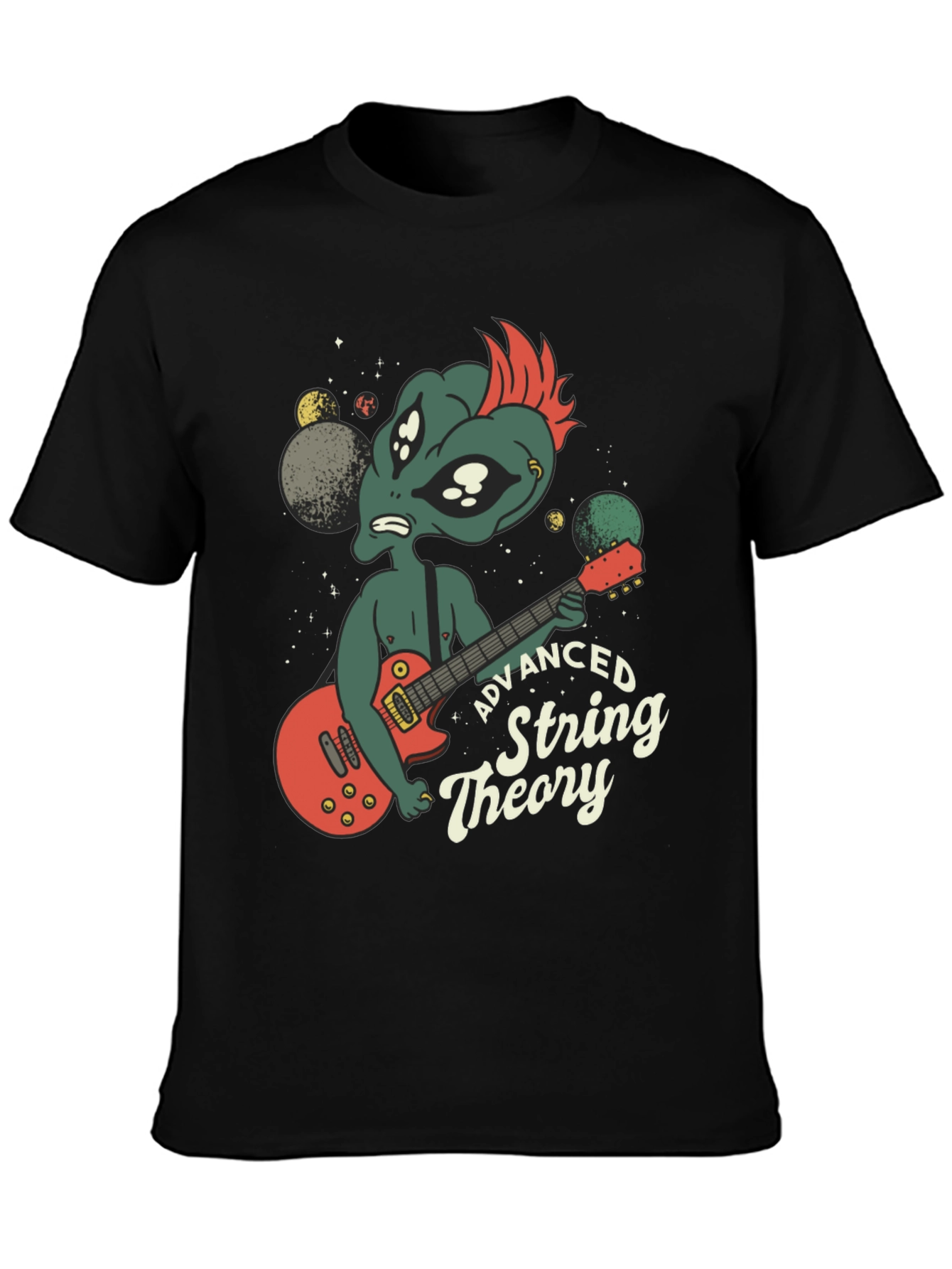 Alien Guitarist Advanced String Theory T-Shirt