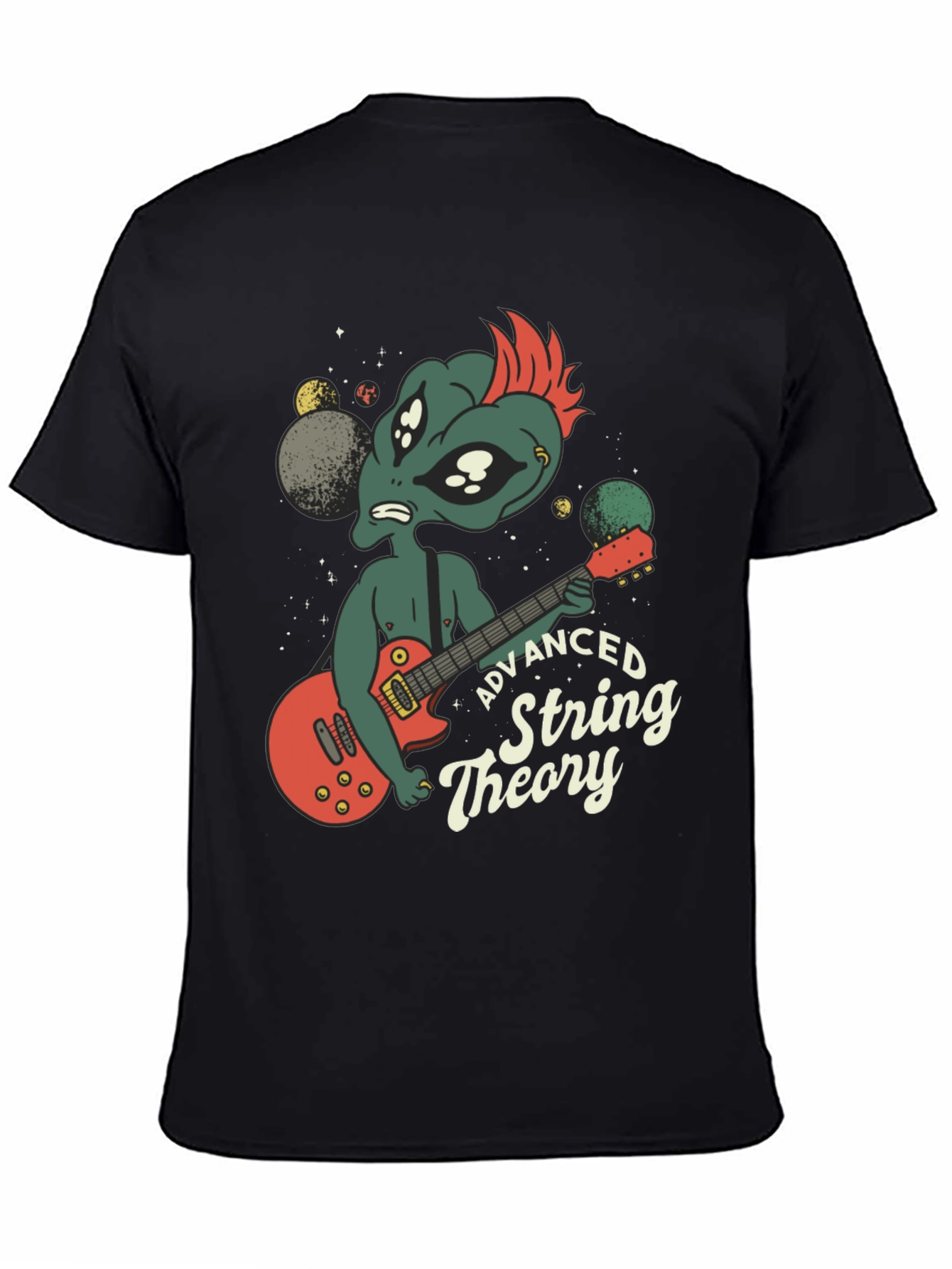 Alien Guitarist Advanced String Theory T-Shirt
