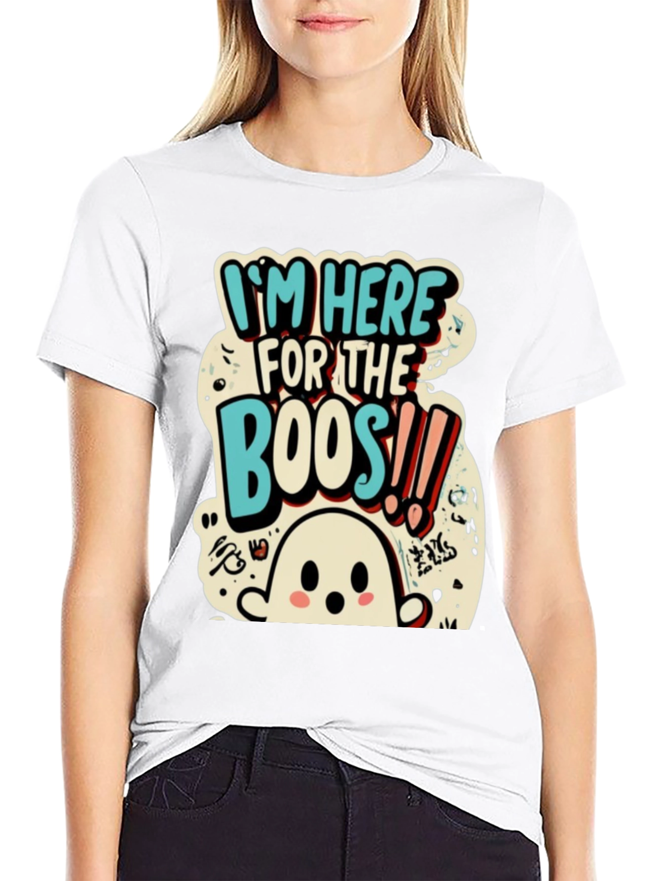 Im Here for the Boos Halloween Graphic Tee