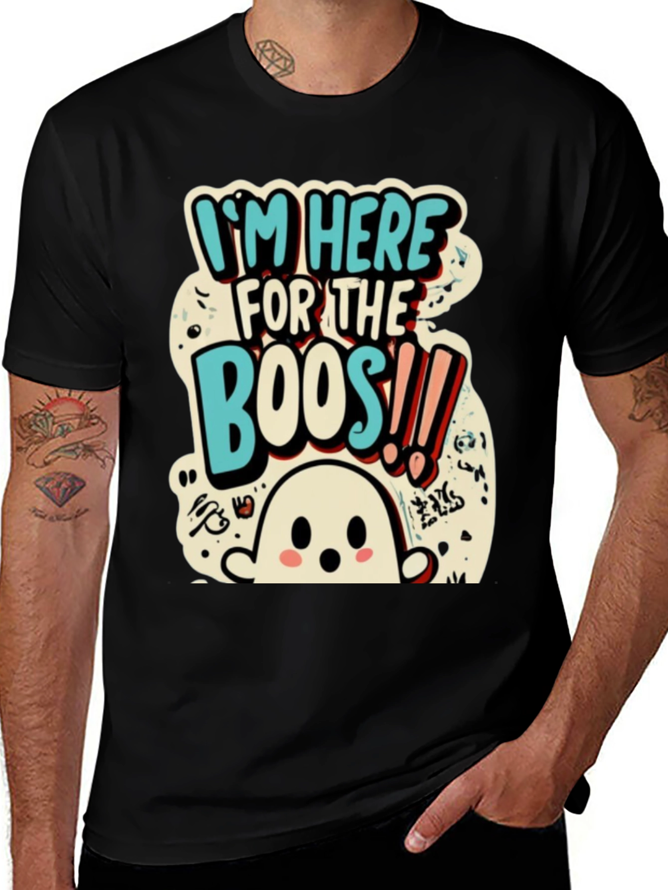 Im Here for the Boos Halloween Graphic Tee