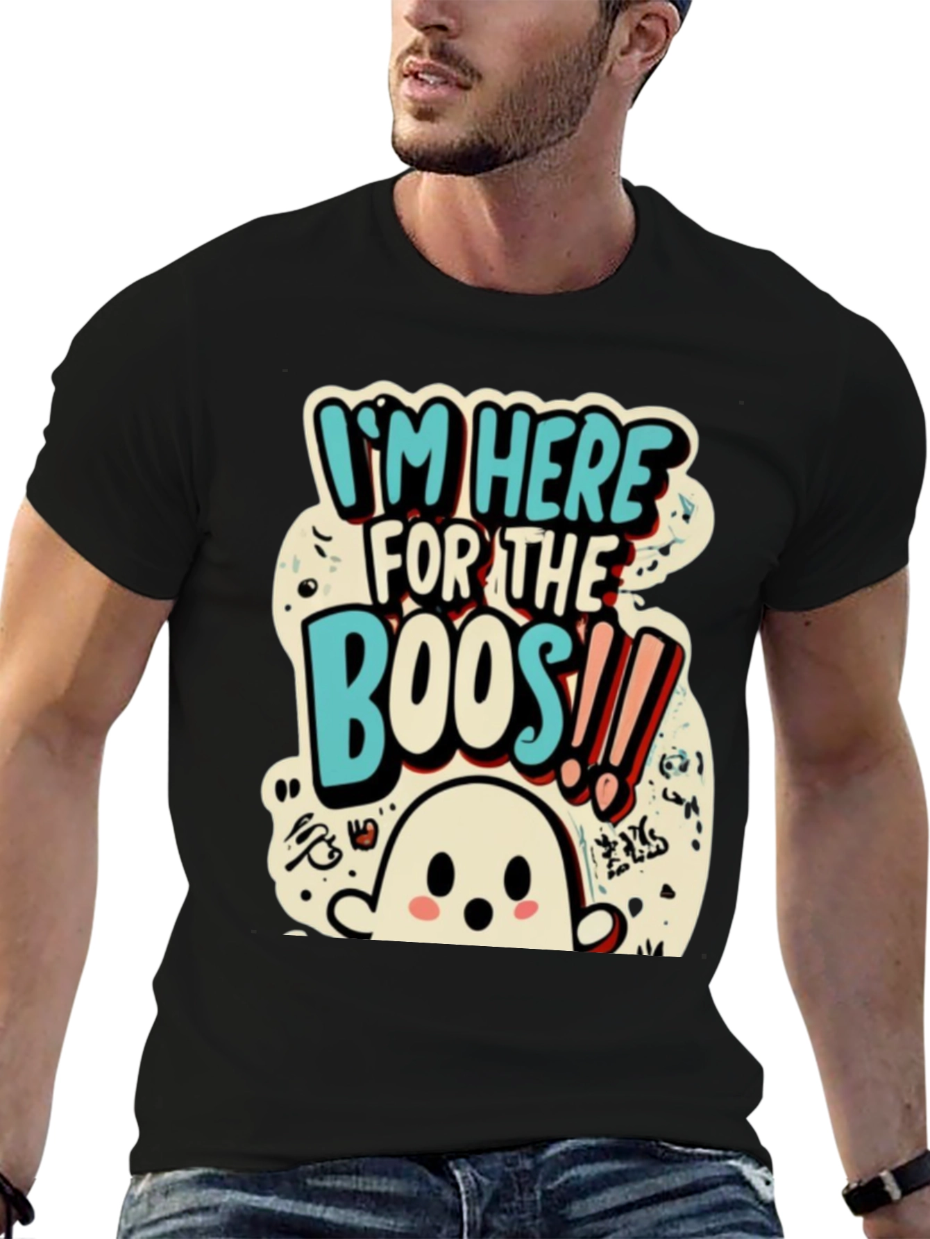 Im Here for the Boos Halloween Graphic Tee