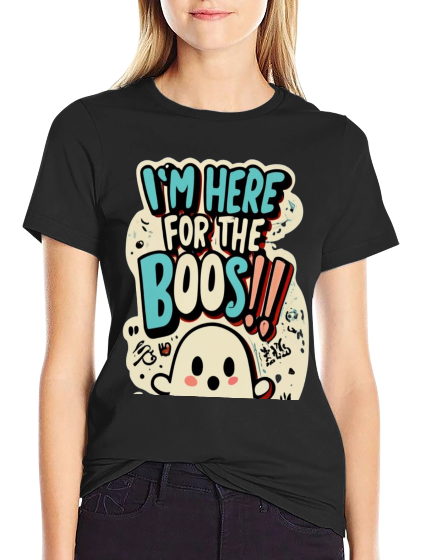 Im Here for the Boos Halloween Graphic Tee