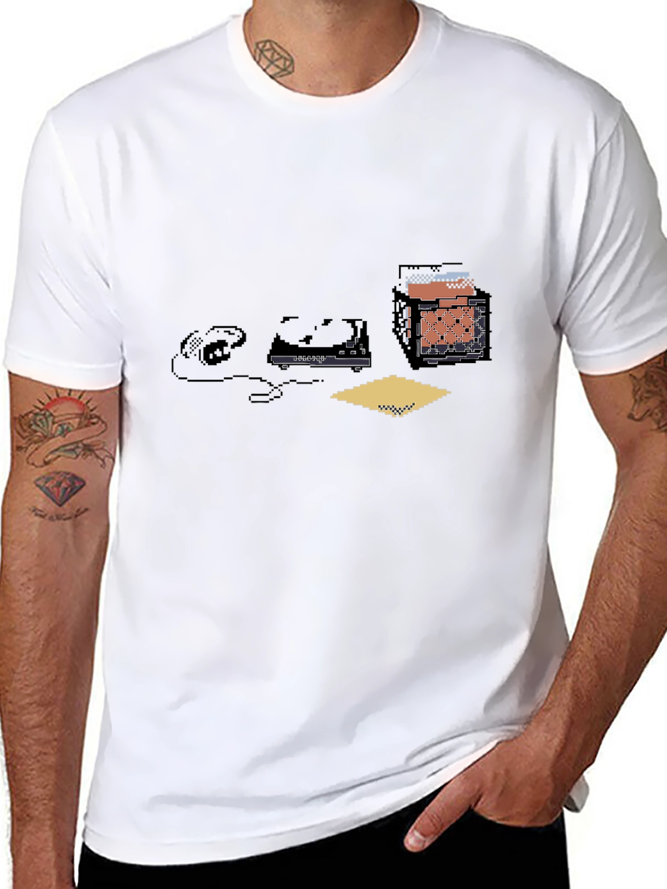 Pixel Art Gaming T-Shirt - Retro Gamer Style