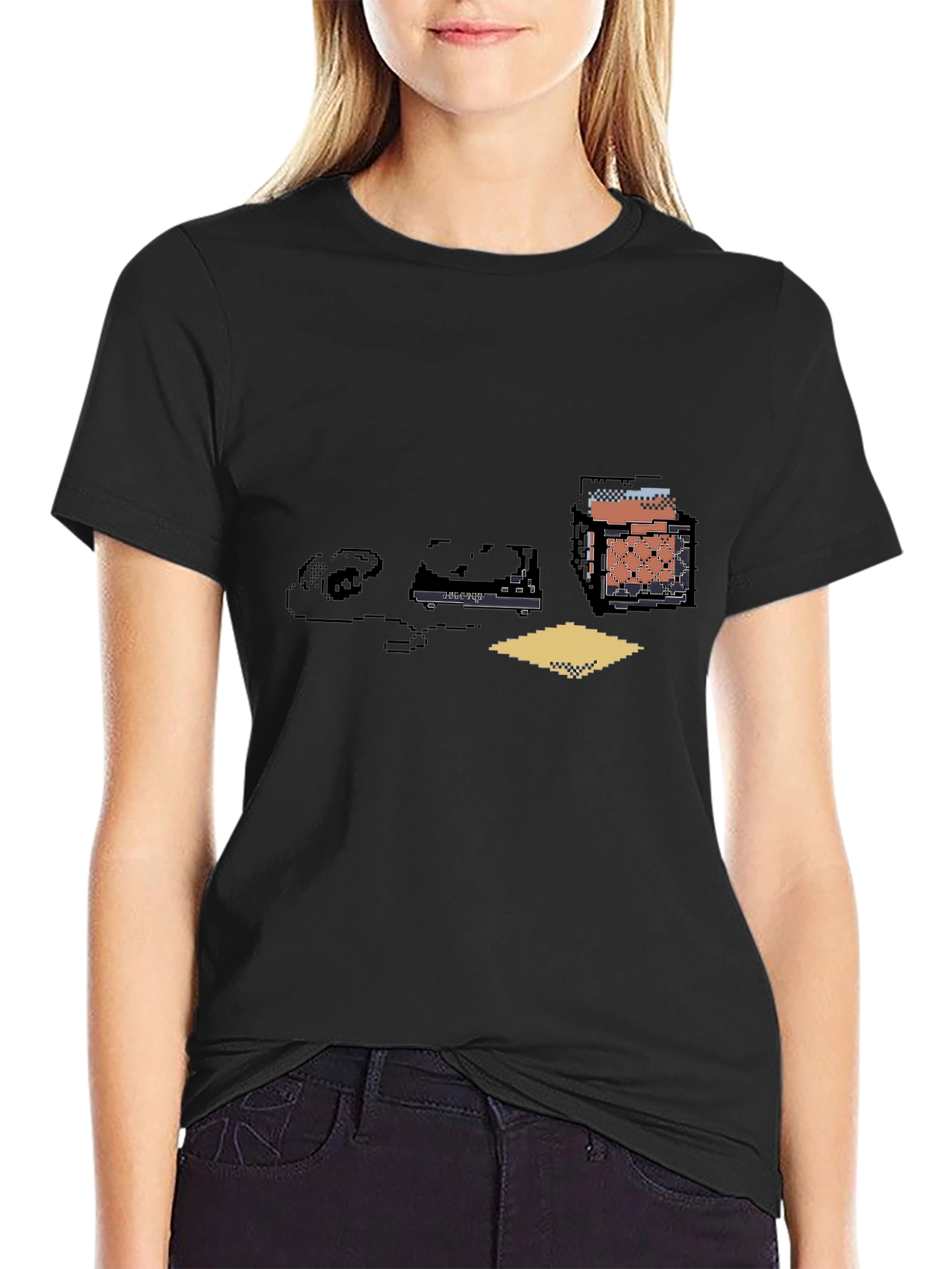 Pixel Art Gaming T-Shirt - Retro Gamer Style