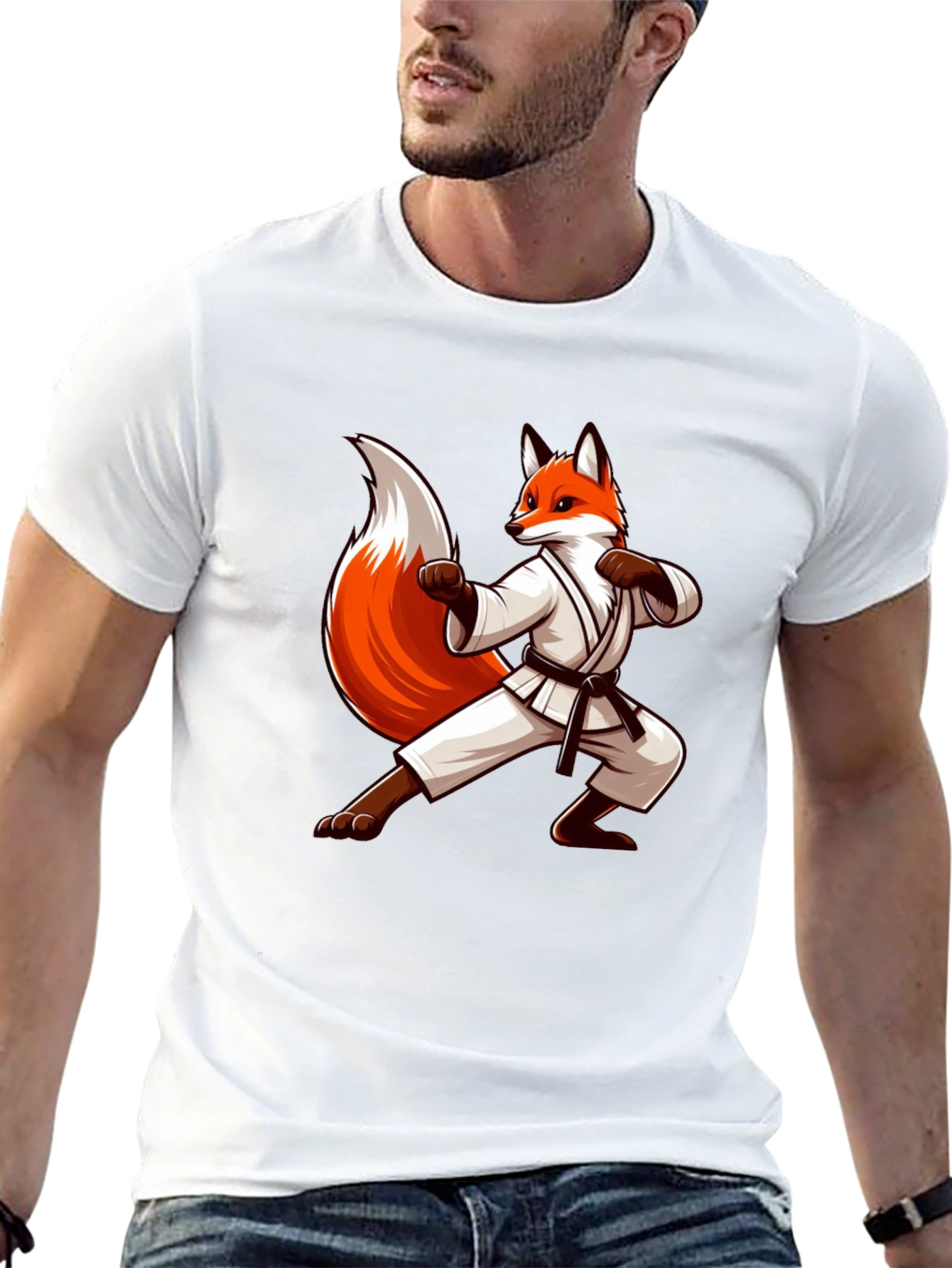 Fox Karate T-Shirt - Funny Martial Arts Tee