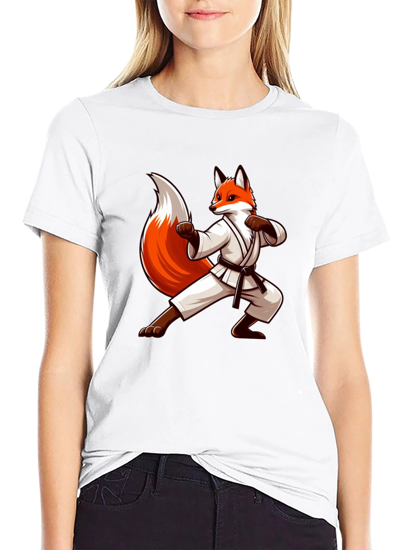 Fox Karate T-Shirt - Funny Martial Arts Tee