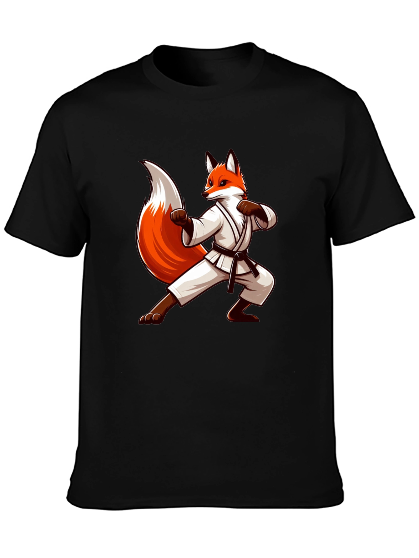 Fox Karate T-Shirt - Funny Martial Arts Tee
