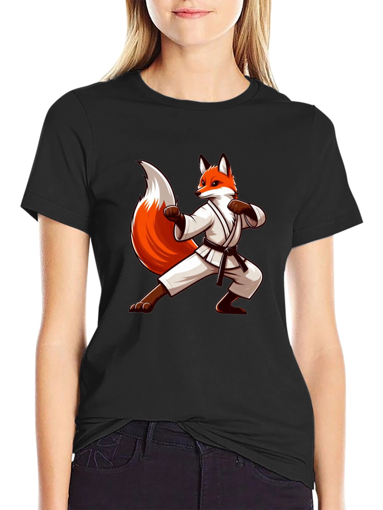 Fox Karate T-Shirt - Funny Martial Arts Tee