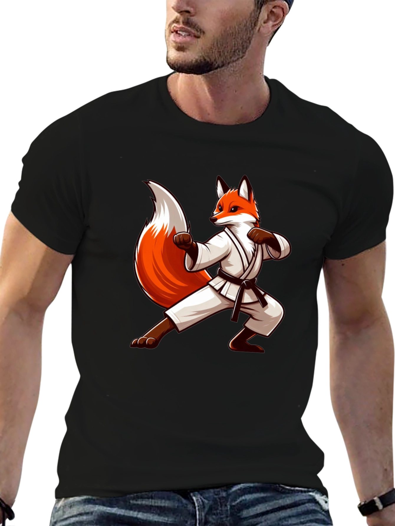 Fox Karate T-Shirt - Funny Martial Arts Tee