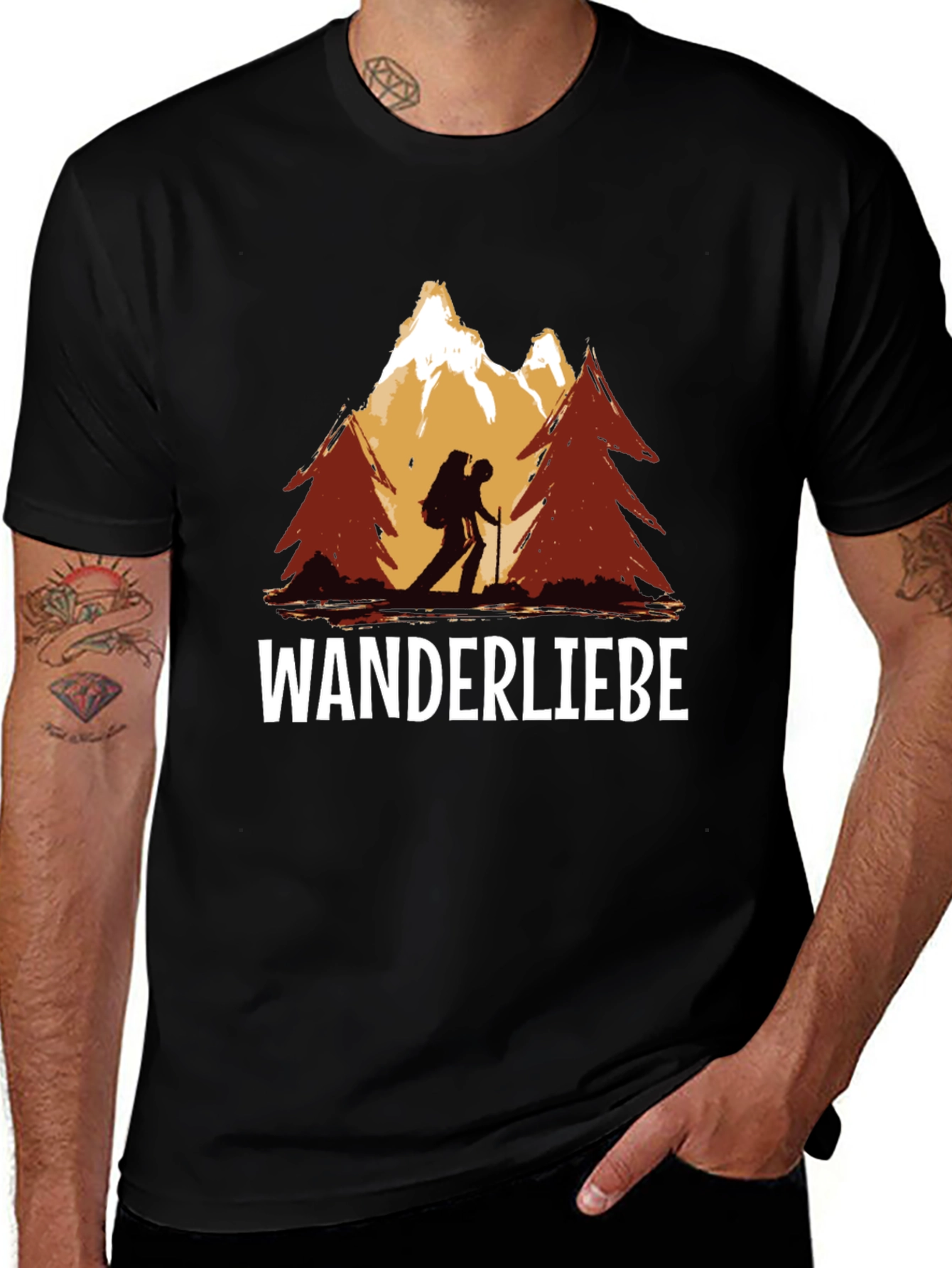 Wanderliebe Hiking T-Shirt - Mountain Adventure