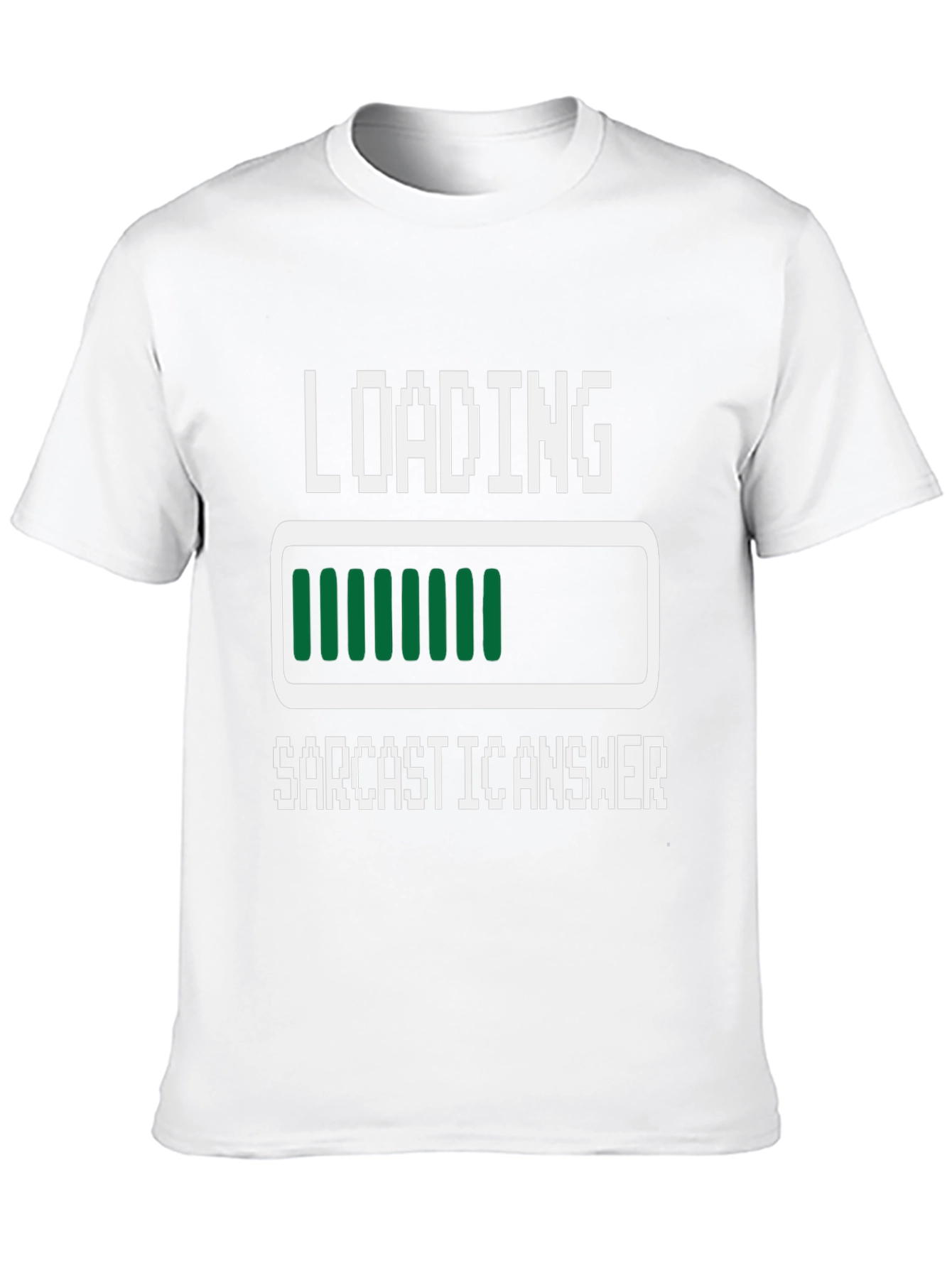 Sarcastic Answer Loading Funny Graphic Tee