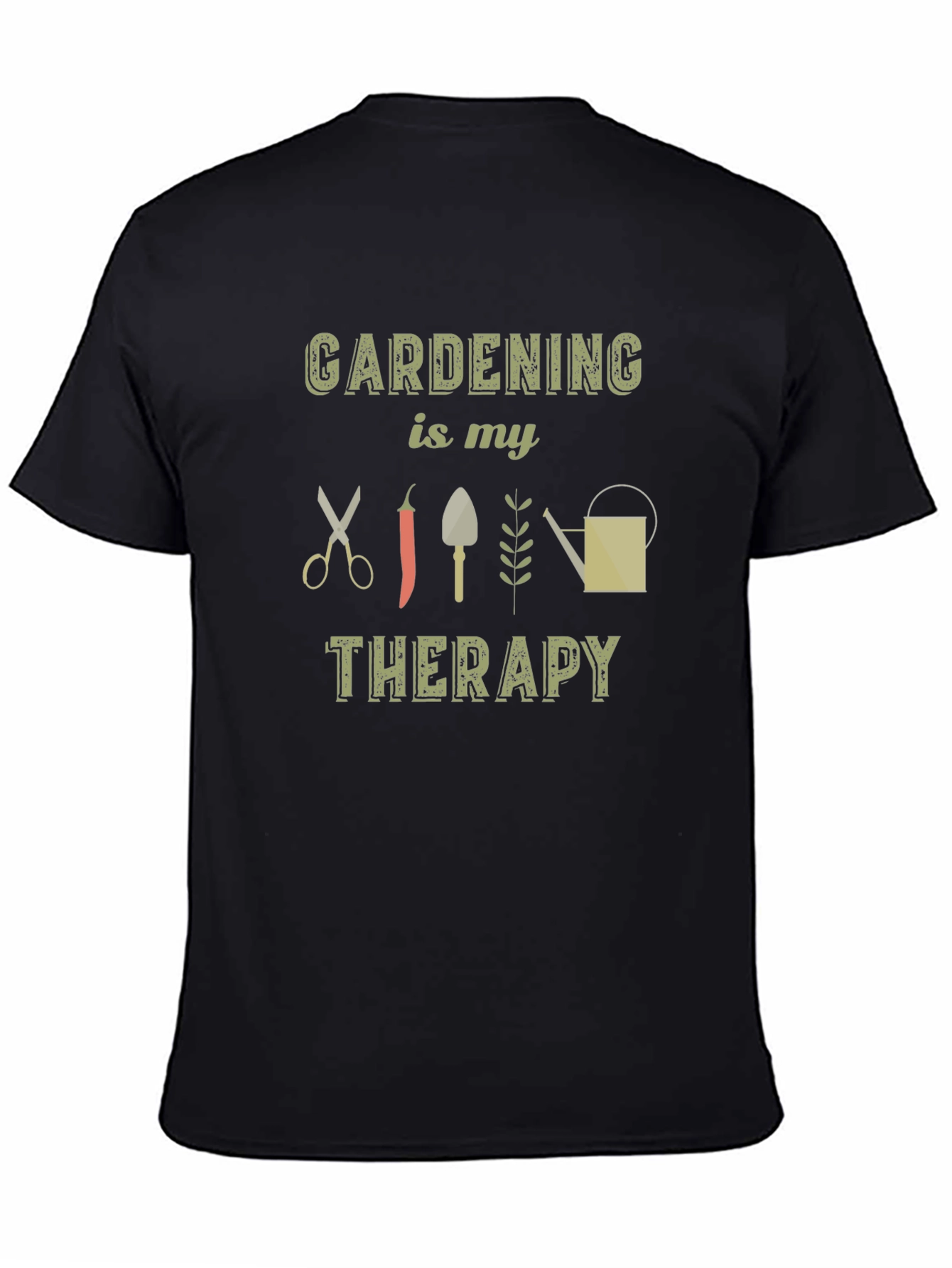Gardening is My Therapy Graphic T-Shirt