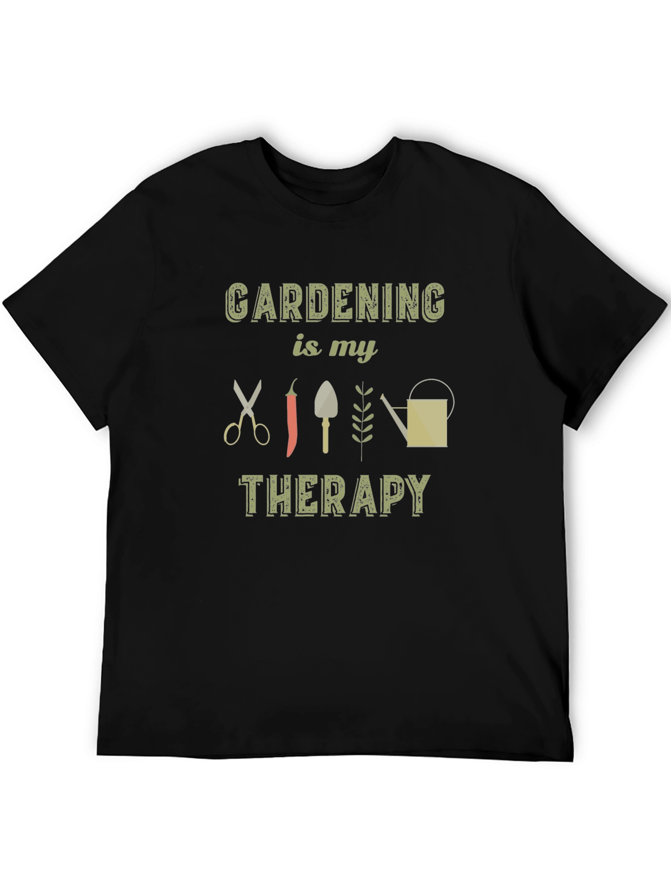 Gardening is My Therapy Graphic T-Shirt