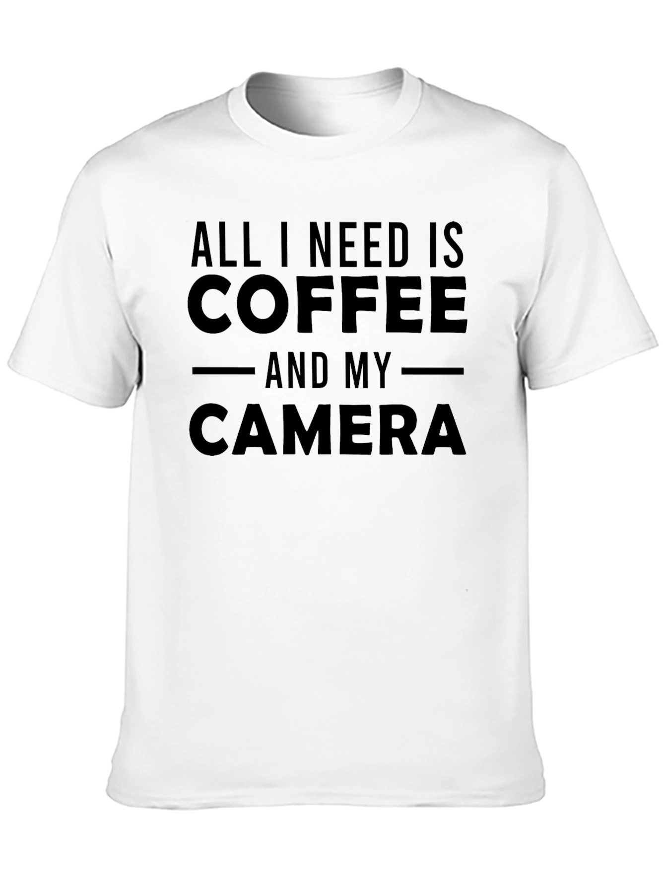 Coffee and Camera Graphic T-Shirt