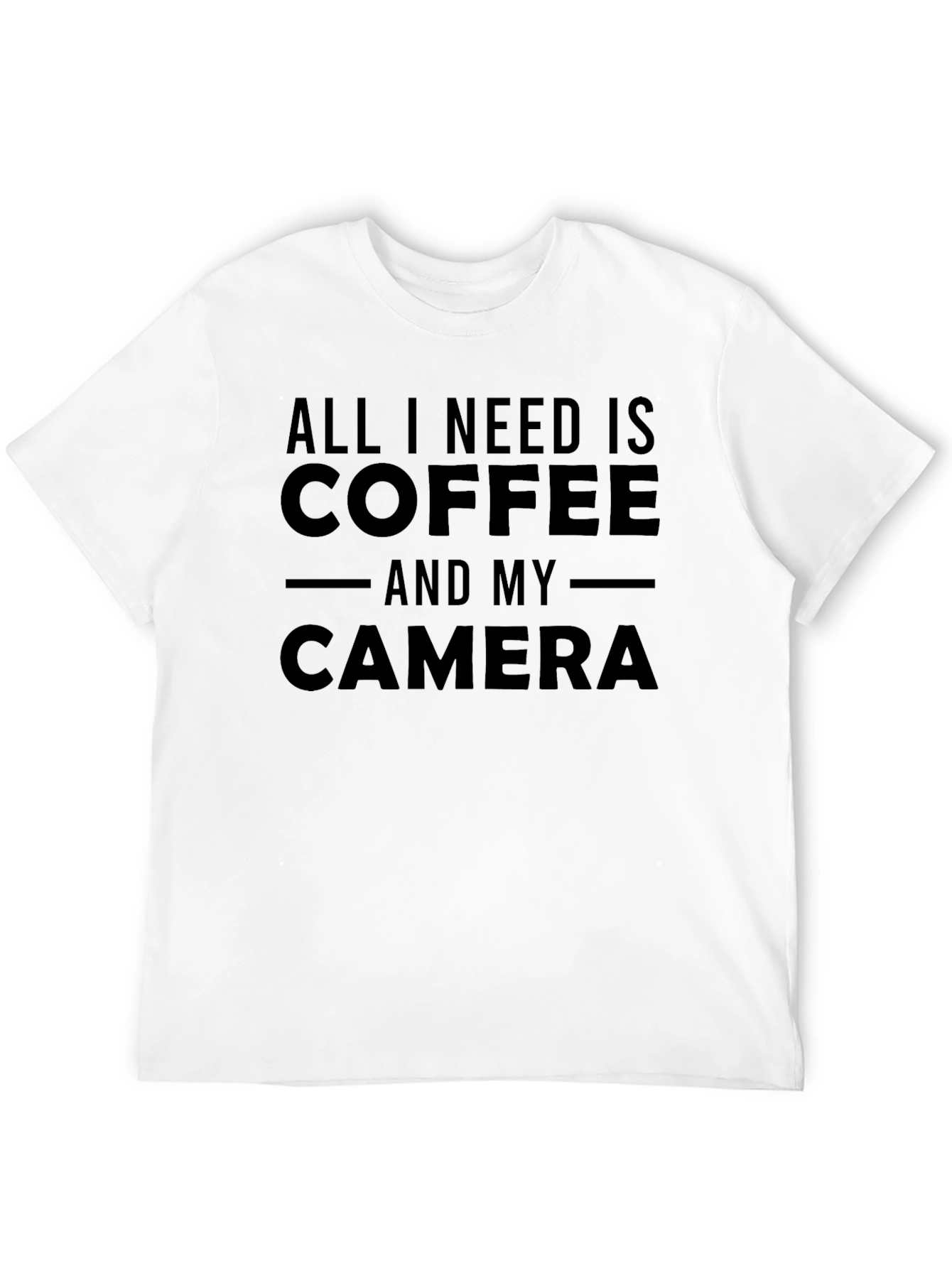 Coffee and Camera Graphic T-Shirt