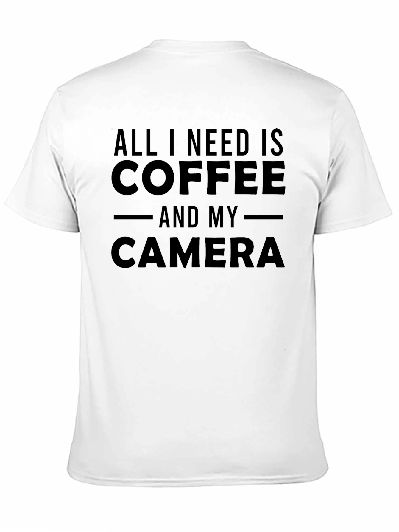 Coffee and Camera Graphic T-Shirt