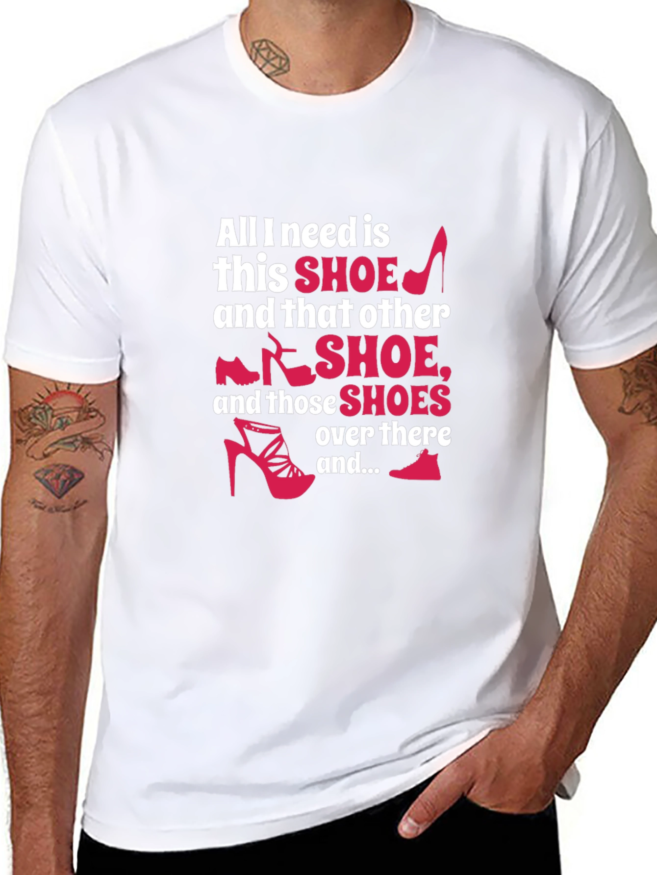 Shoe Lover T-Shirt - Funny Graphic Tee