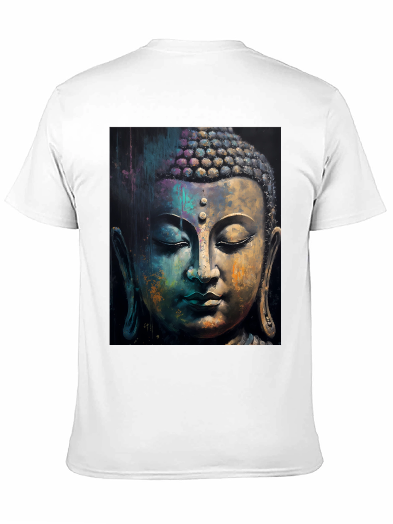 Buddha Art Graphic Black T-Shirt