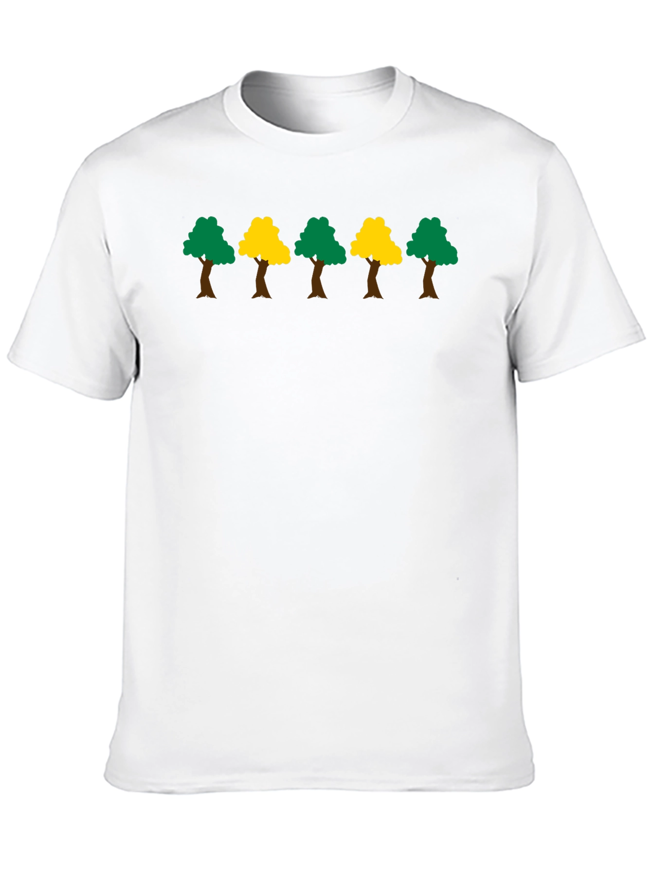 Trendy Tree Graphic Black T-Shirt