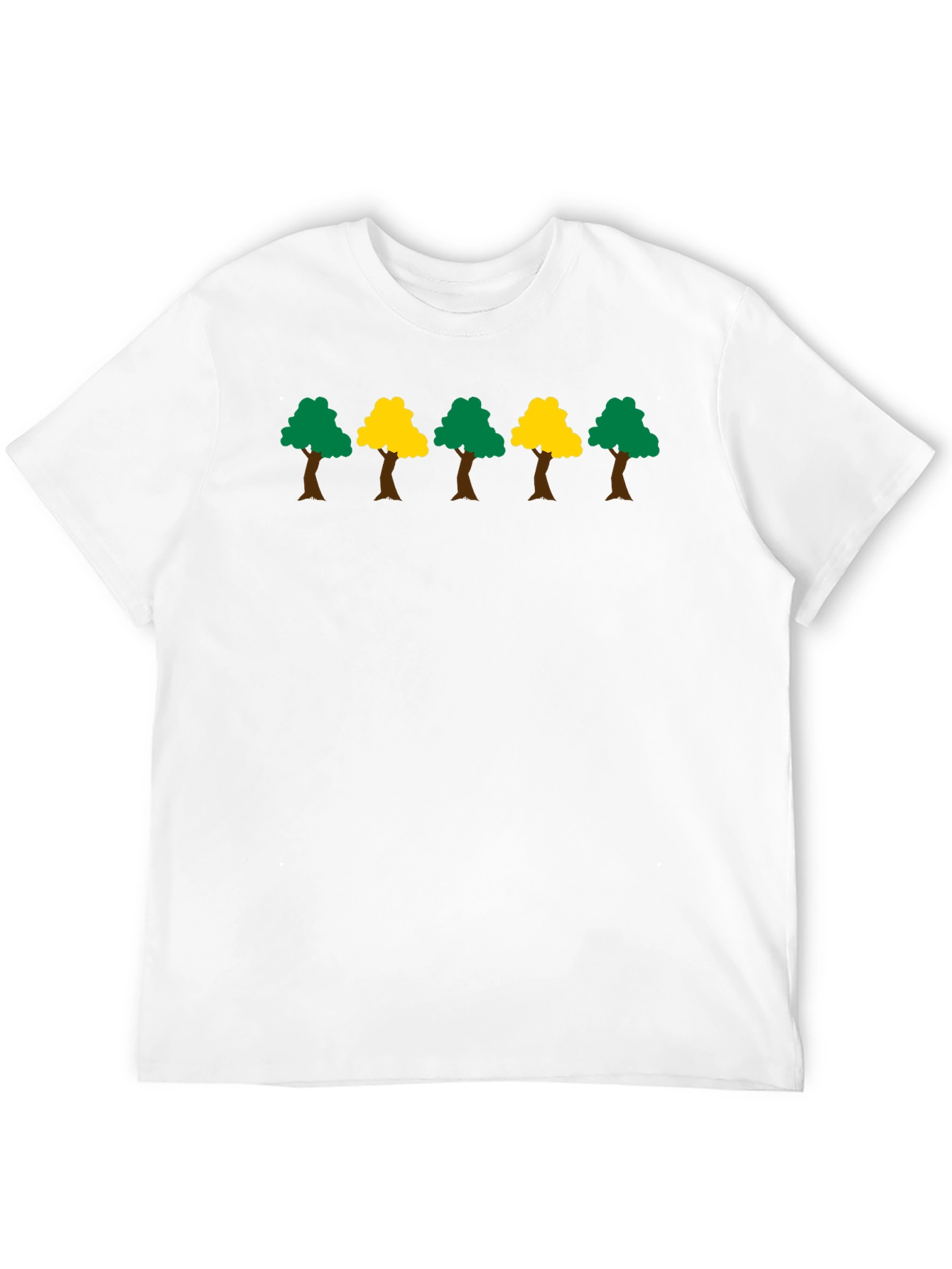 Trendy Tree Graphic Black T-Shirt