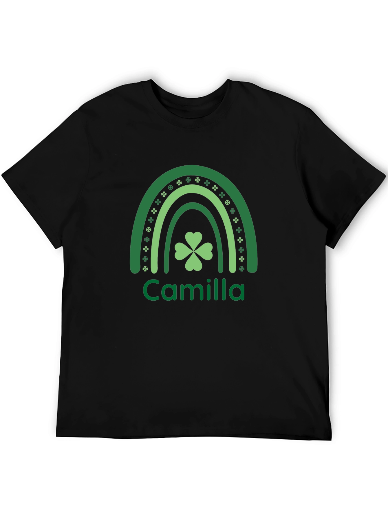 Camilla St. Patricks Day Rainbow Clover T-Shirt