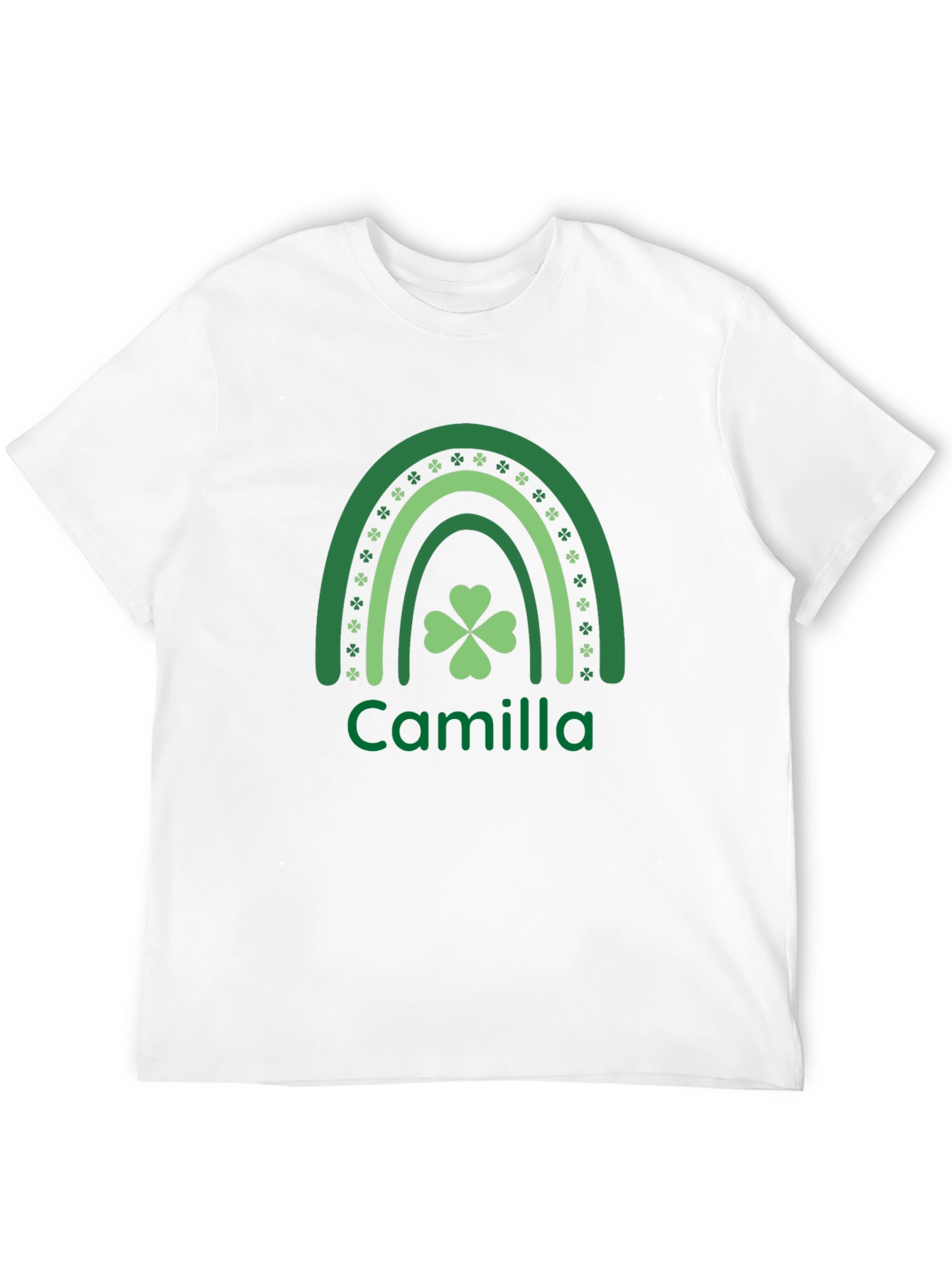Camilla St. Patricks Day Rainbow Clover T-Shirt