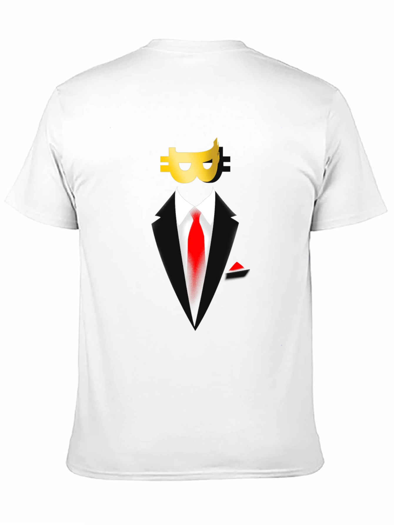 Bitcoin Boss T-Shirt - Crypto Business Suit Design
